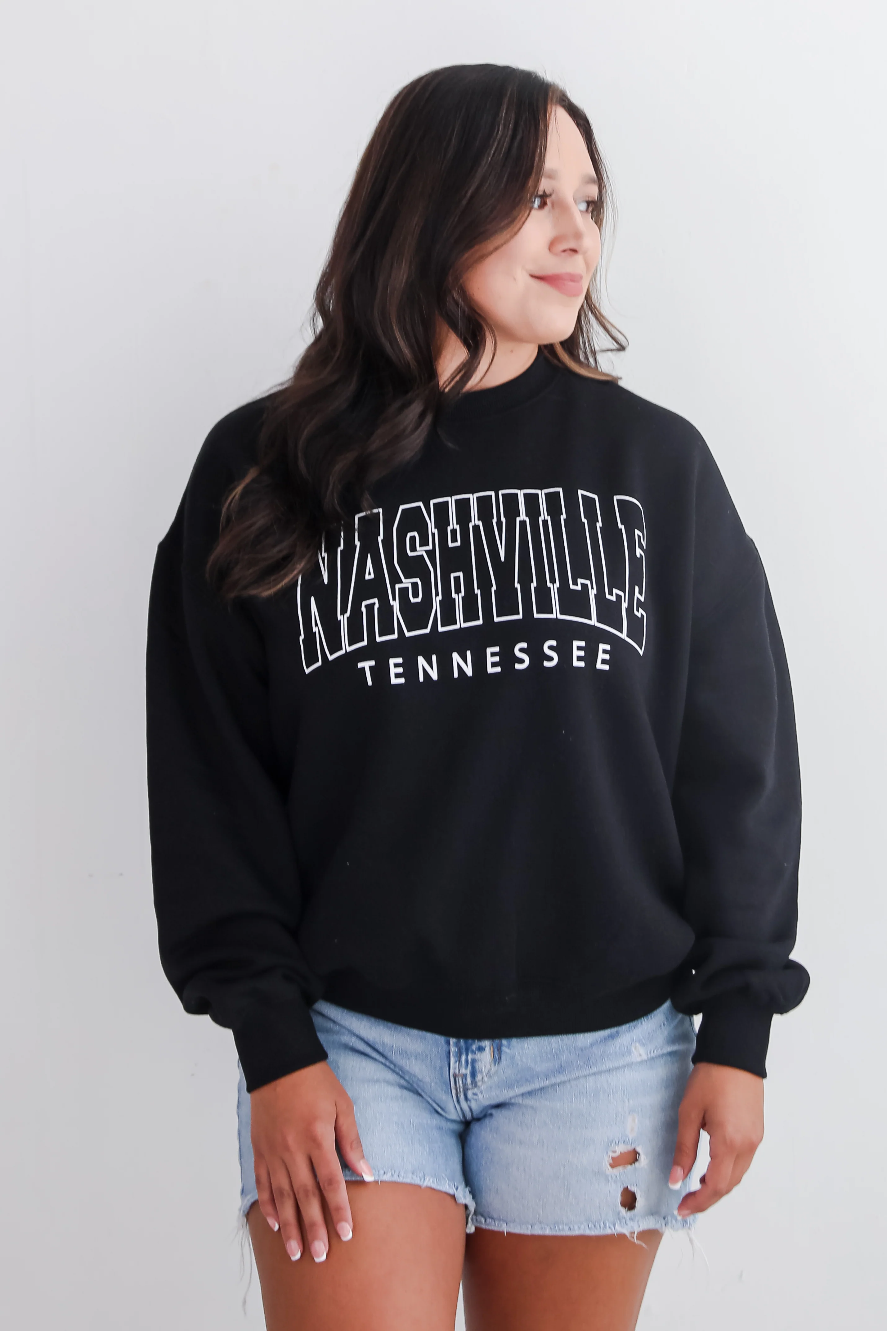 Black Nashville Tennessee Sweatshirt