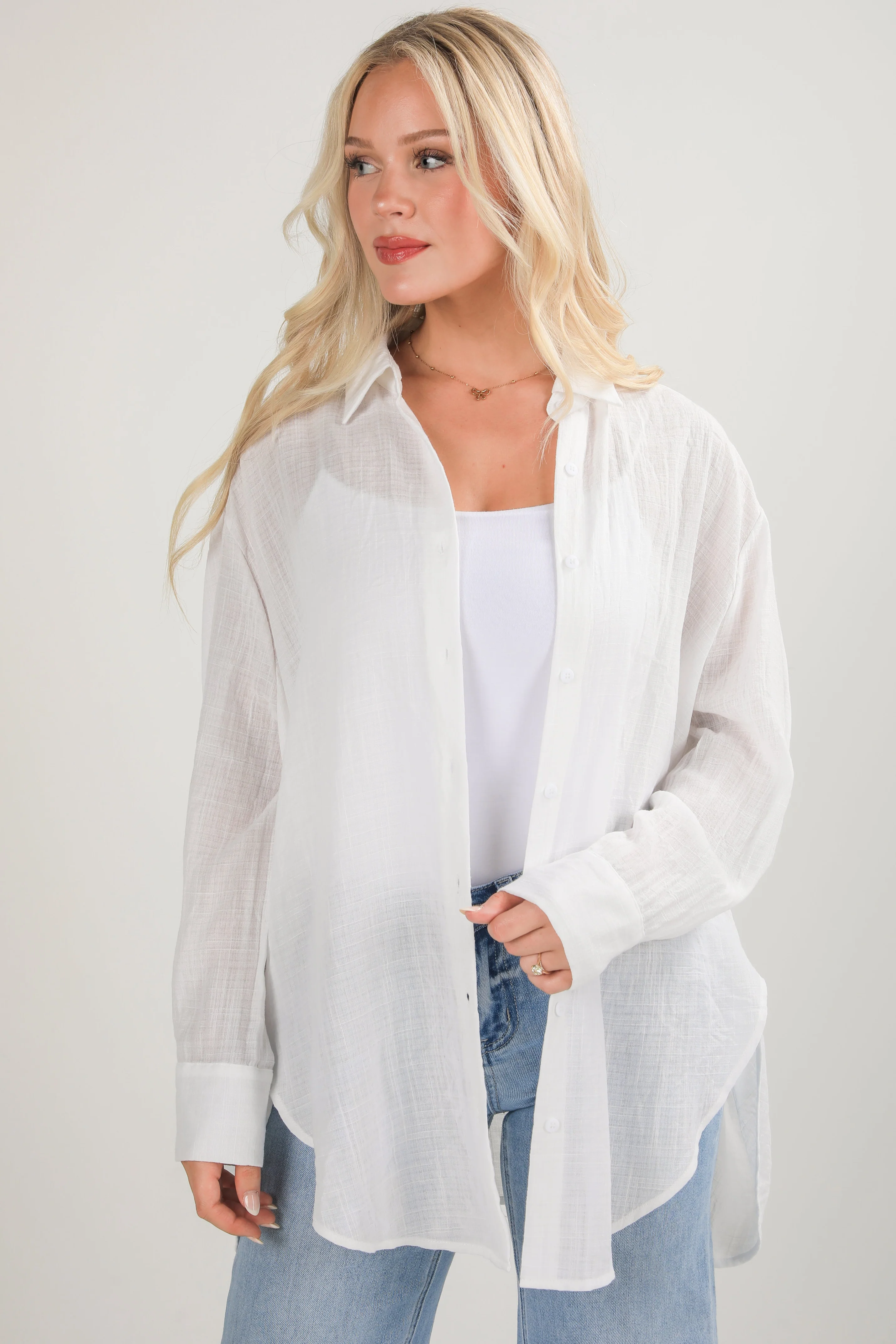 Allison Oversized Button-Up Blouse 27 Allison Oversized Button-Up Blouse