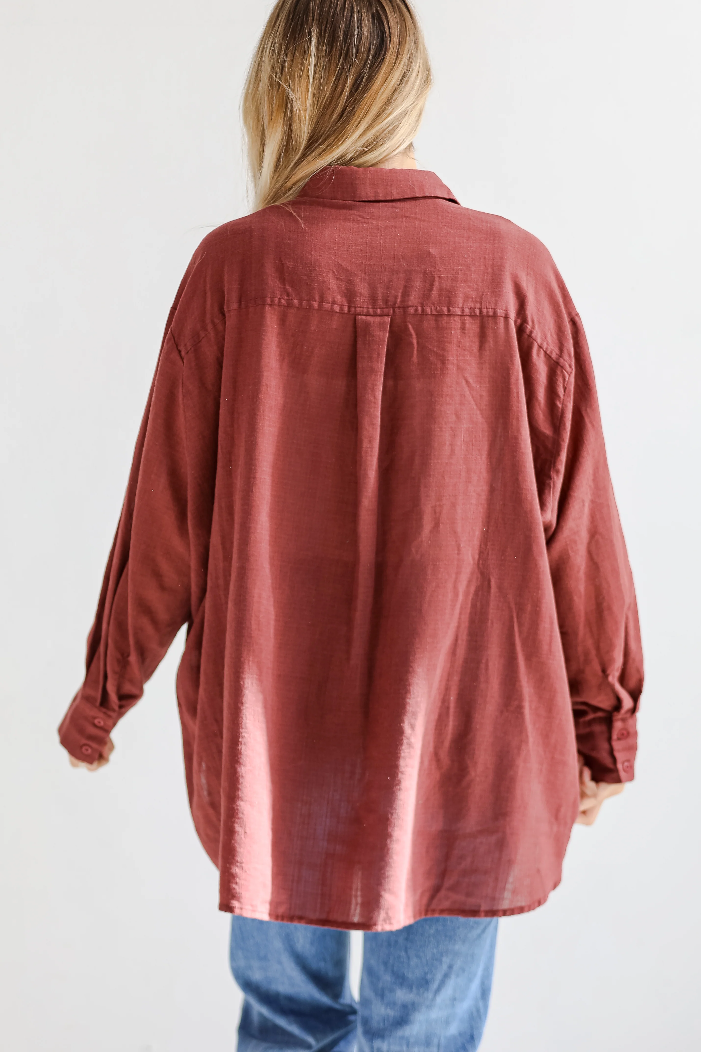 Allison Oversized Button-Up Blouse 50 Allison Oversized Button-Up Blouse
