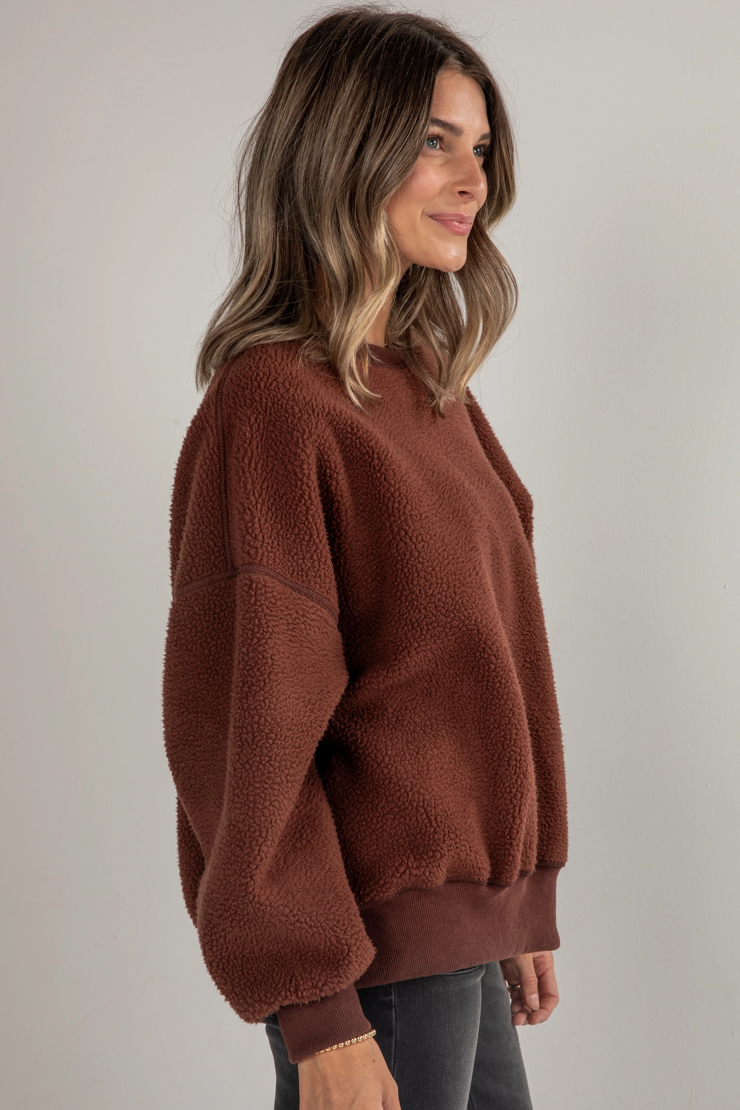 FINAL SALE - Cozied Up Reversible Sweatshirt 10 FINAL SALE - Cozied Up Reversible Sweatshirt