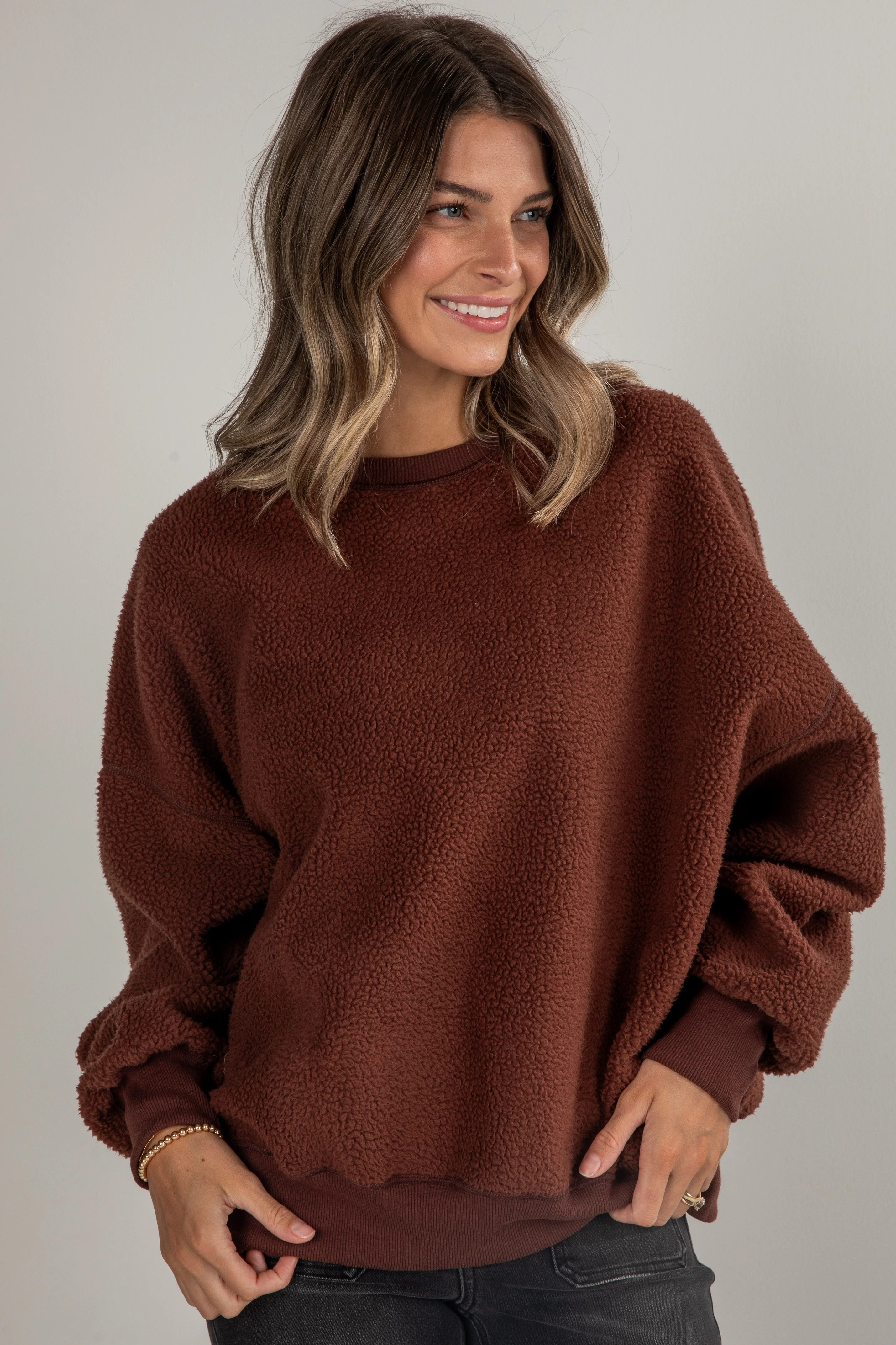 FINAL SALE - Cozied Up Reversible Sweatshirt 6 FINAL SALE - Cozied Up Reversible Sweatshirt