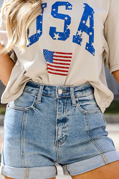 An Ideal Day Denim Shorts
