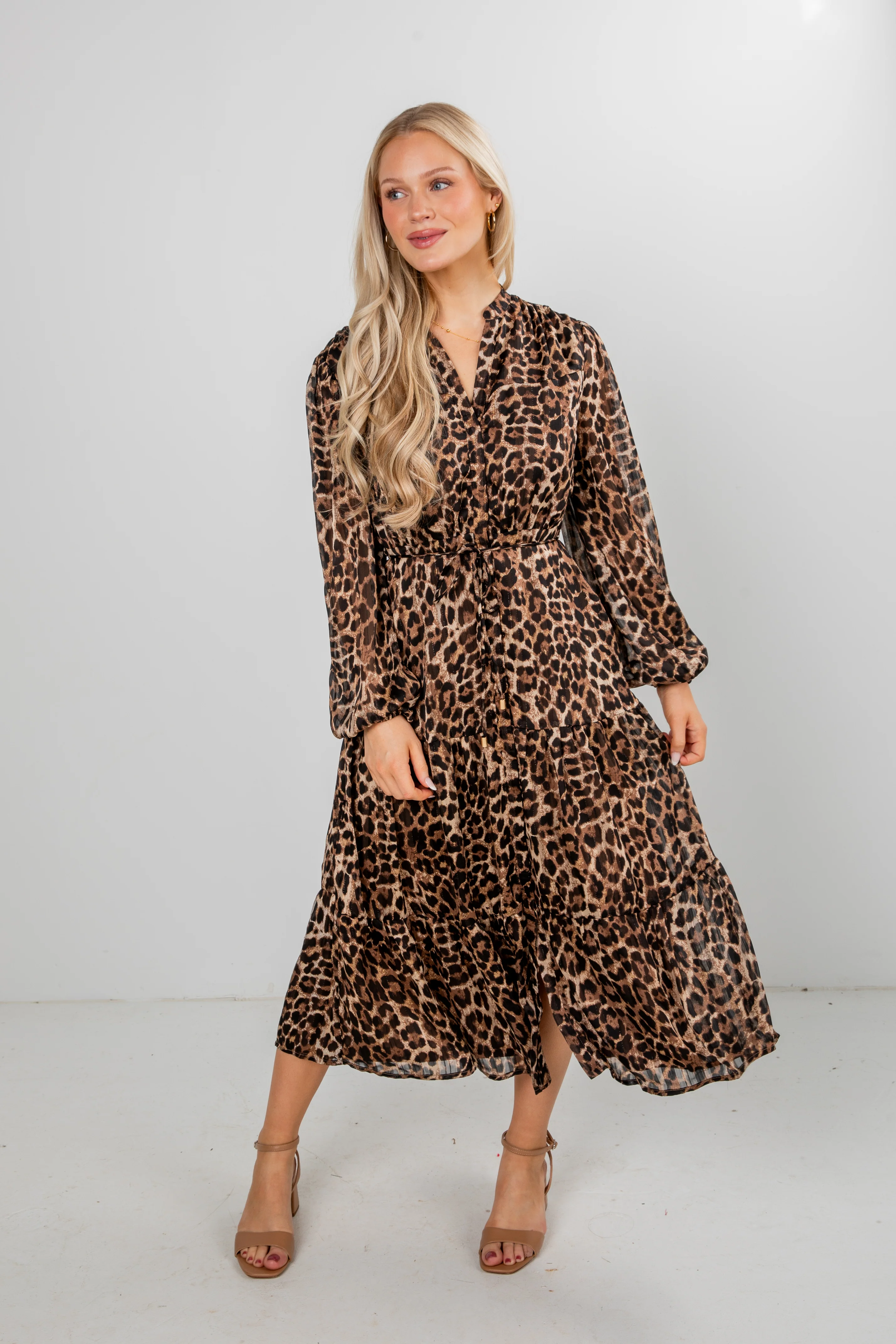 FINAL SALE - Uniquely Confident Leopard Midi Dress 10 FINAL SALE - Uniquely Confident Leopard Midi Dress