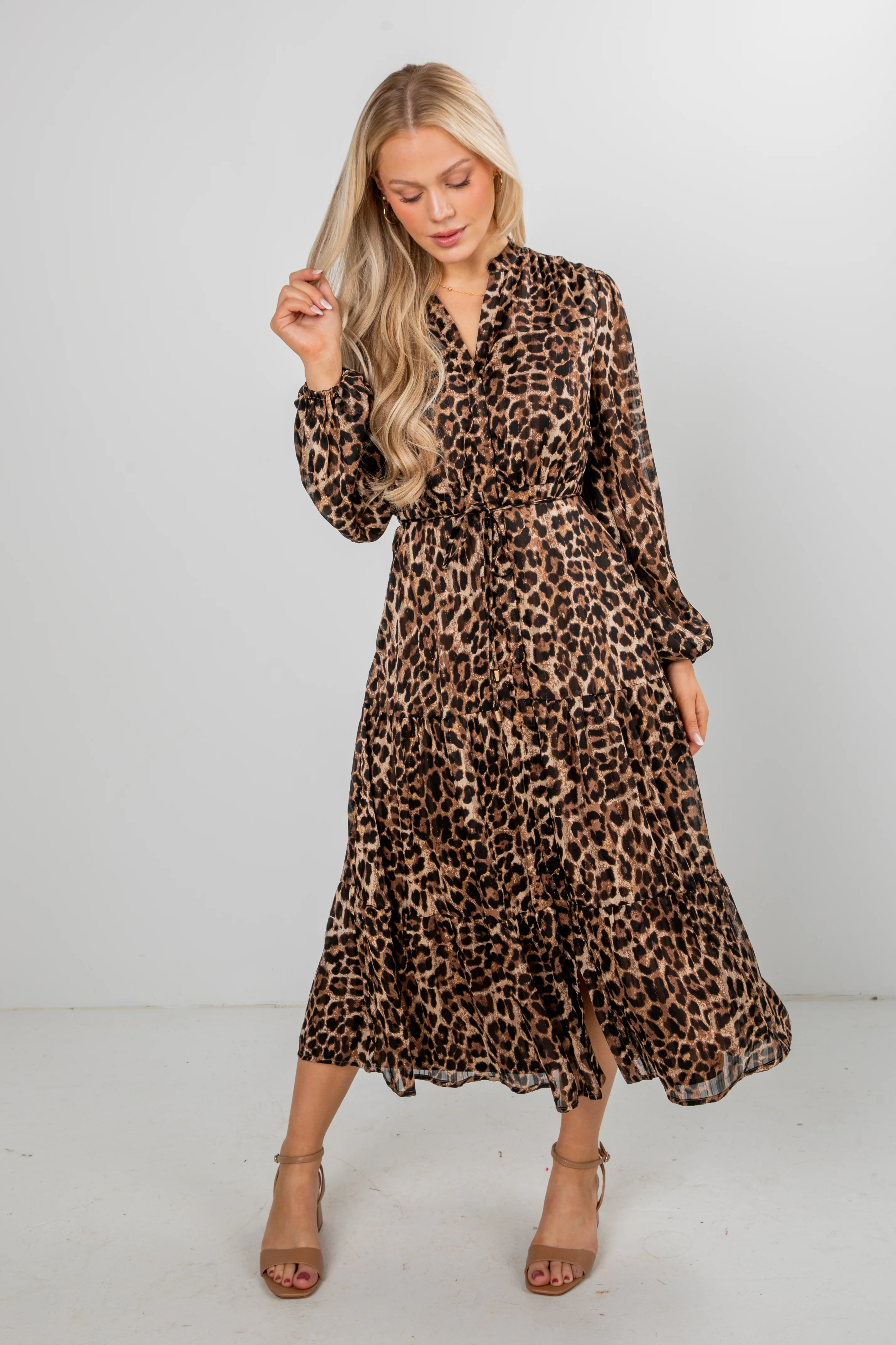 FINAL SALE - Uniquely Confident Leopard Midi Dress 7 FINAL SALE - Uniquely Confident Leopard Midi Dress
