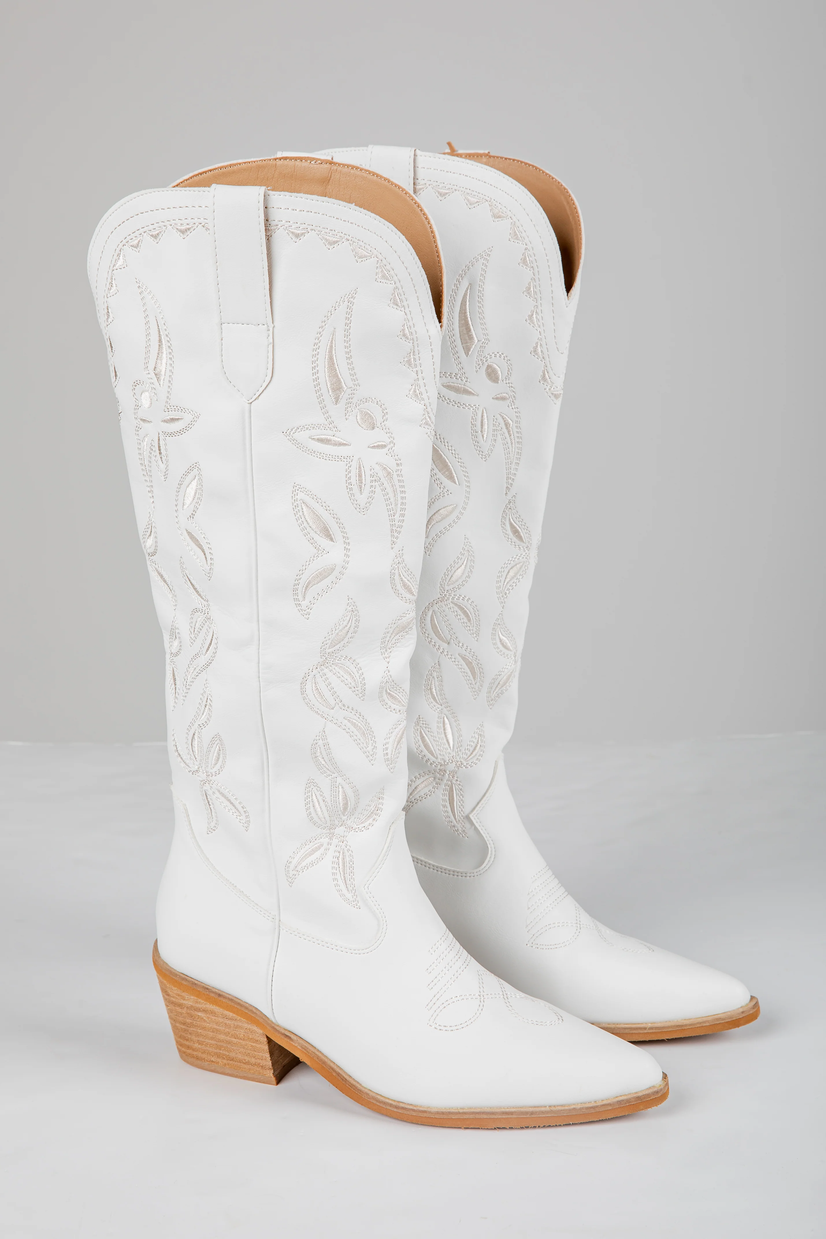 FINAL SALE - Let It Be Known White Western Boots 3 FINAL SALE - Let It Be Known White Western Boots