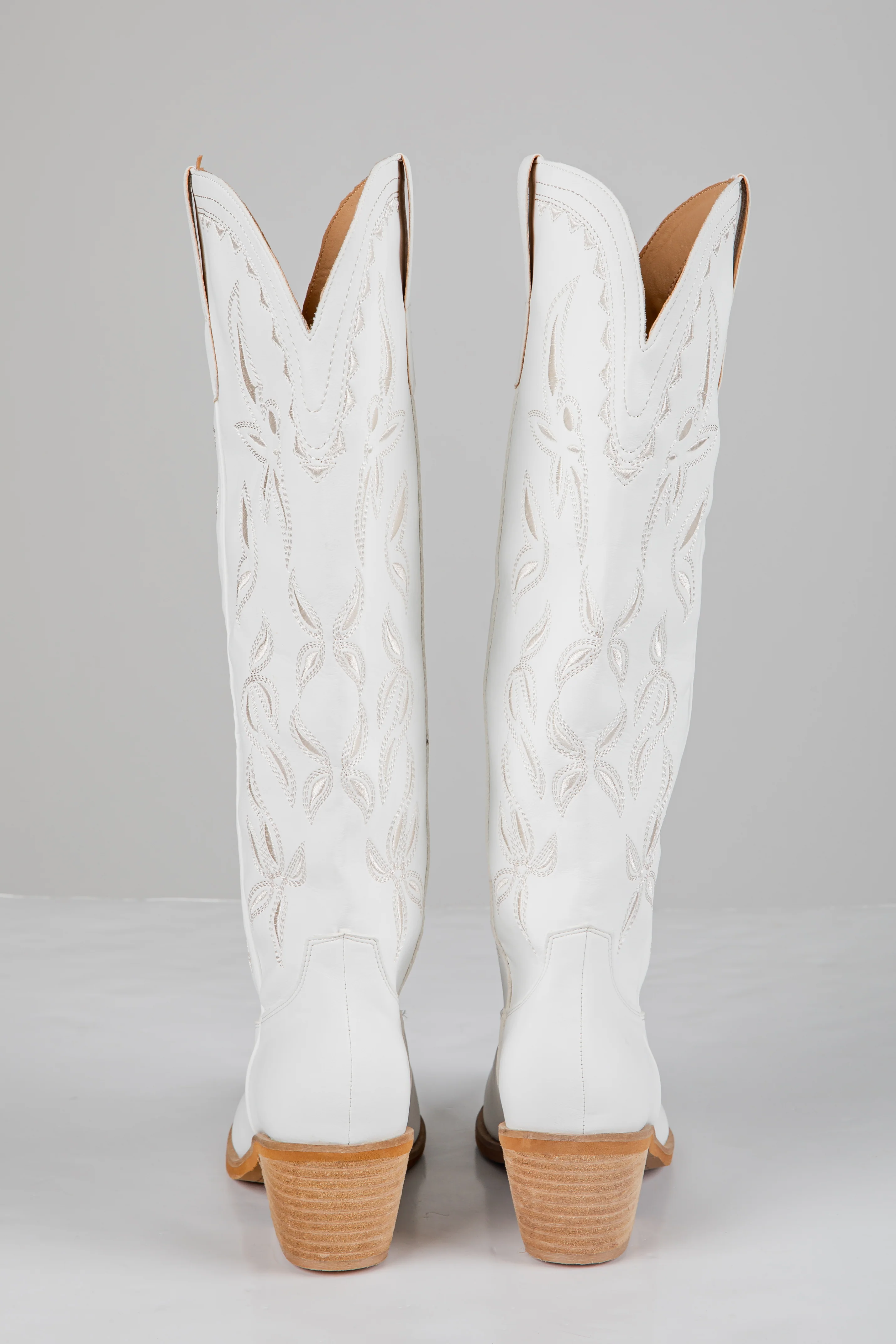 FINAL SALE - Let It Be Known White Western Boots 8 FINAL SALE - Let It Be Known White Western Boots
