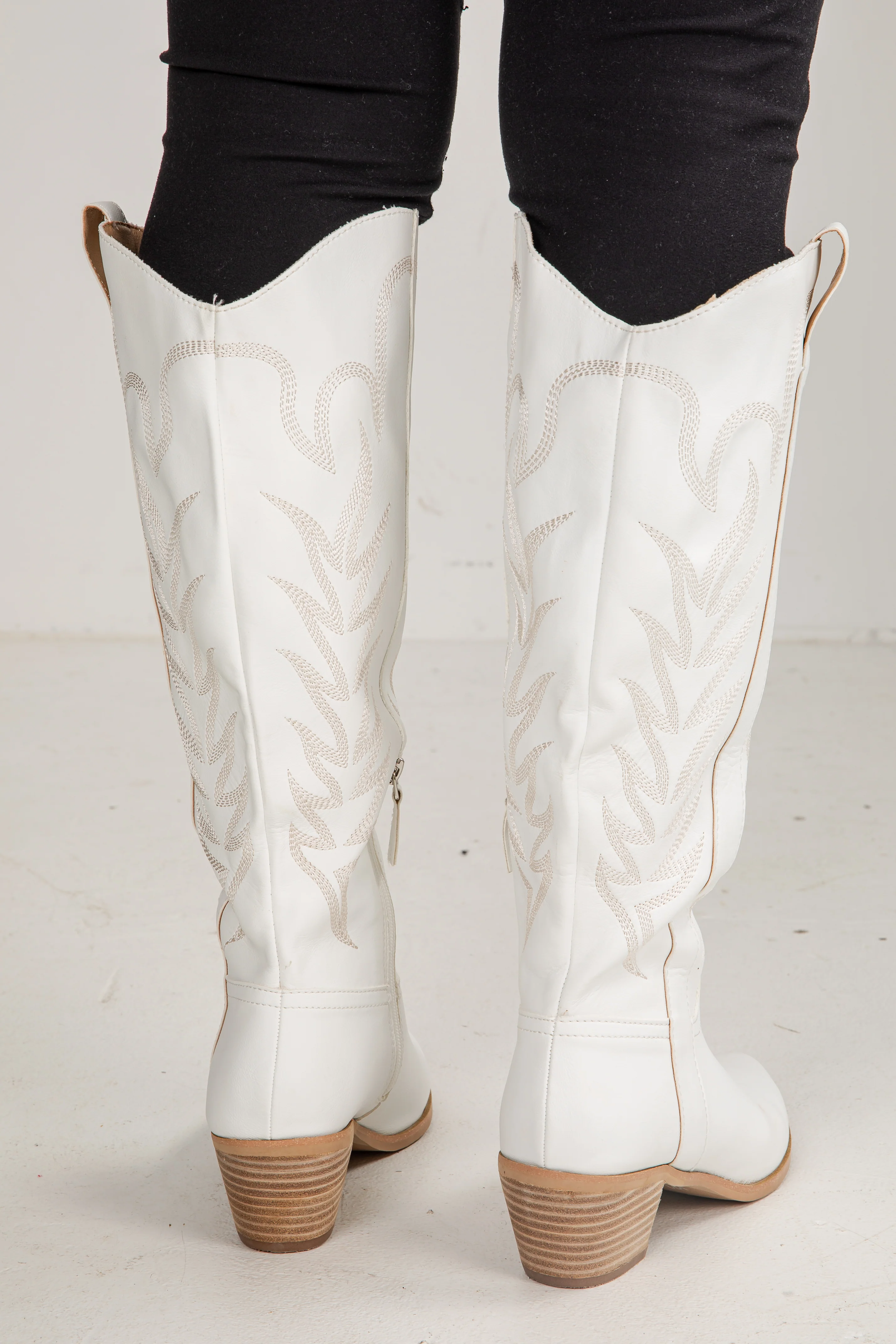 FINAL SALE - From Here On Out White Western Boots 5 FINAL SALE - From Here On Out White Western Boots
