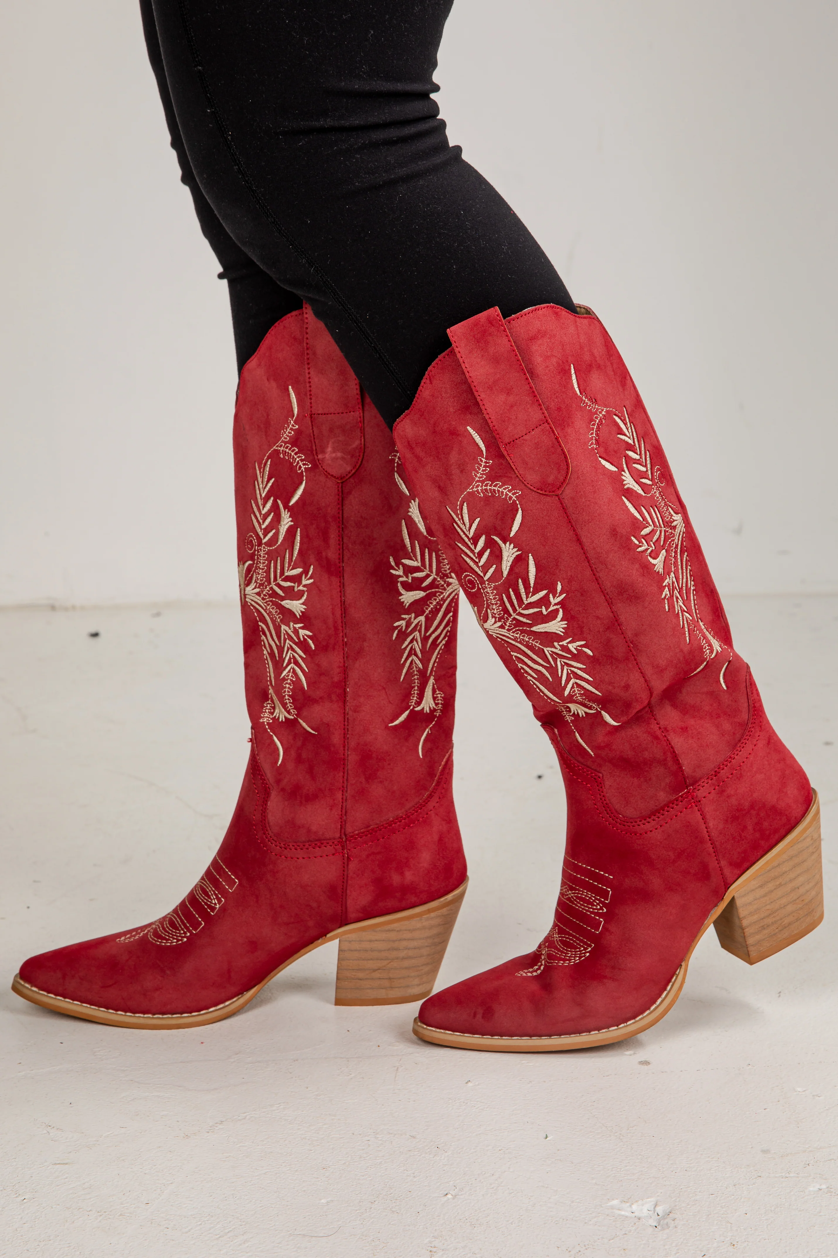 FINAL SALE - Always A Step Ahead Red Western Boots