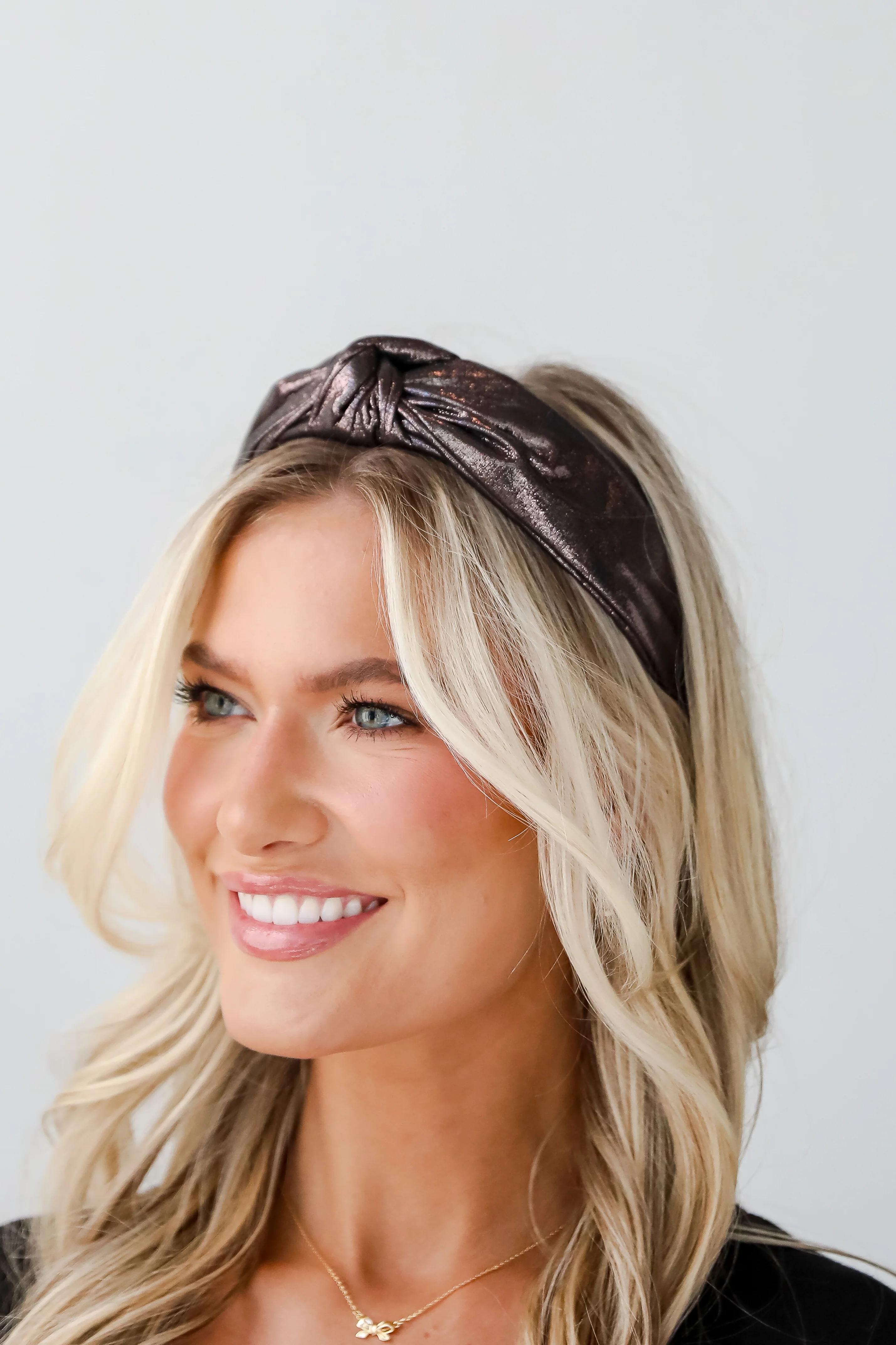 FINAL SALE - Glittering Element Metallic Knotted Headband 11 FINAL SALE - Glittering Element Metallic Knotted Headband