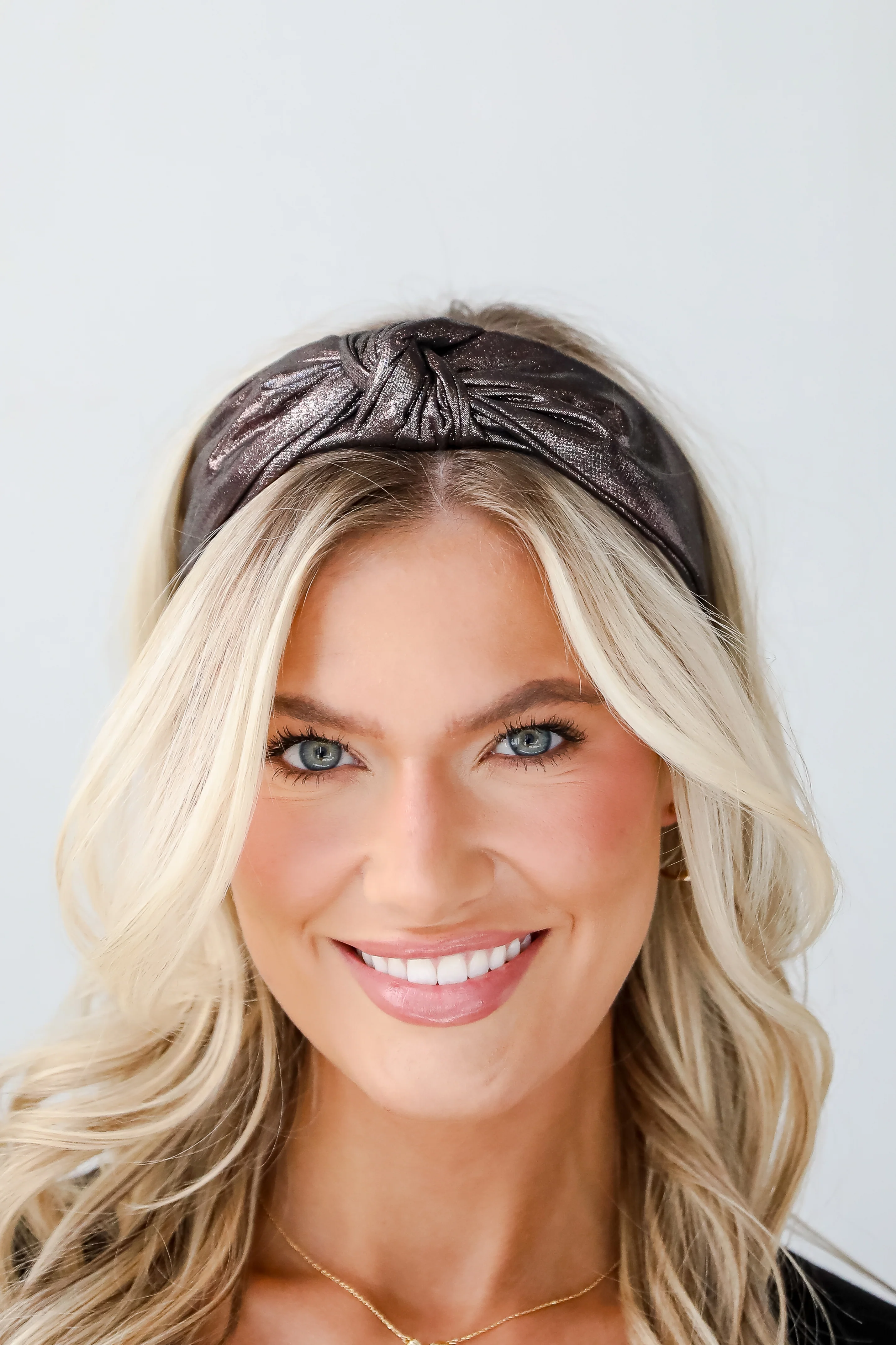 FINAL SALE - Glittering Element Metallic Knotted Headband 9 FINAL SALE - Glittering Element Metallic Knotted Headband