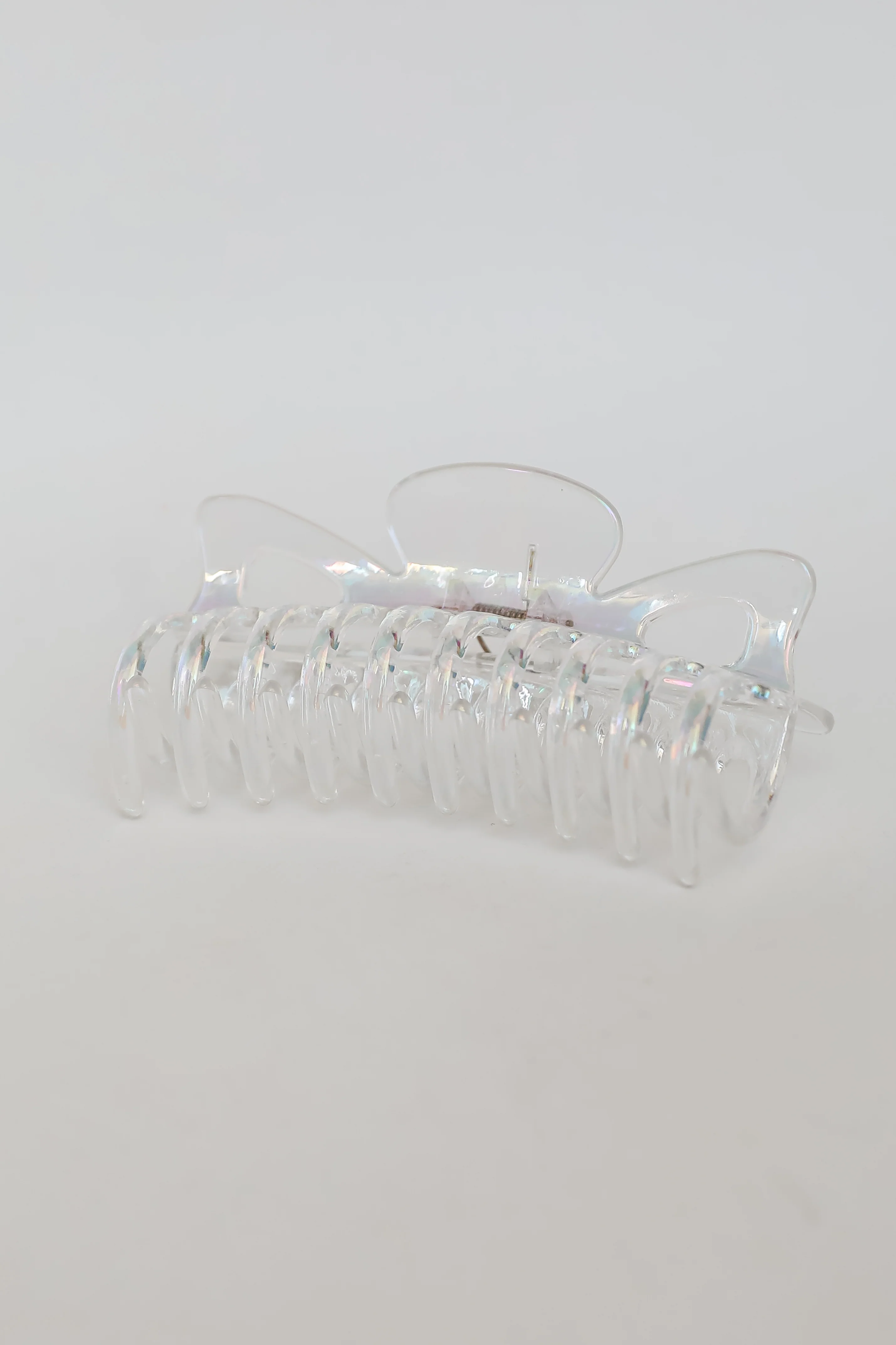 Poised Element Clear Claw Hair Clip 4 Poised Element Clear Claw Hair Clip