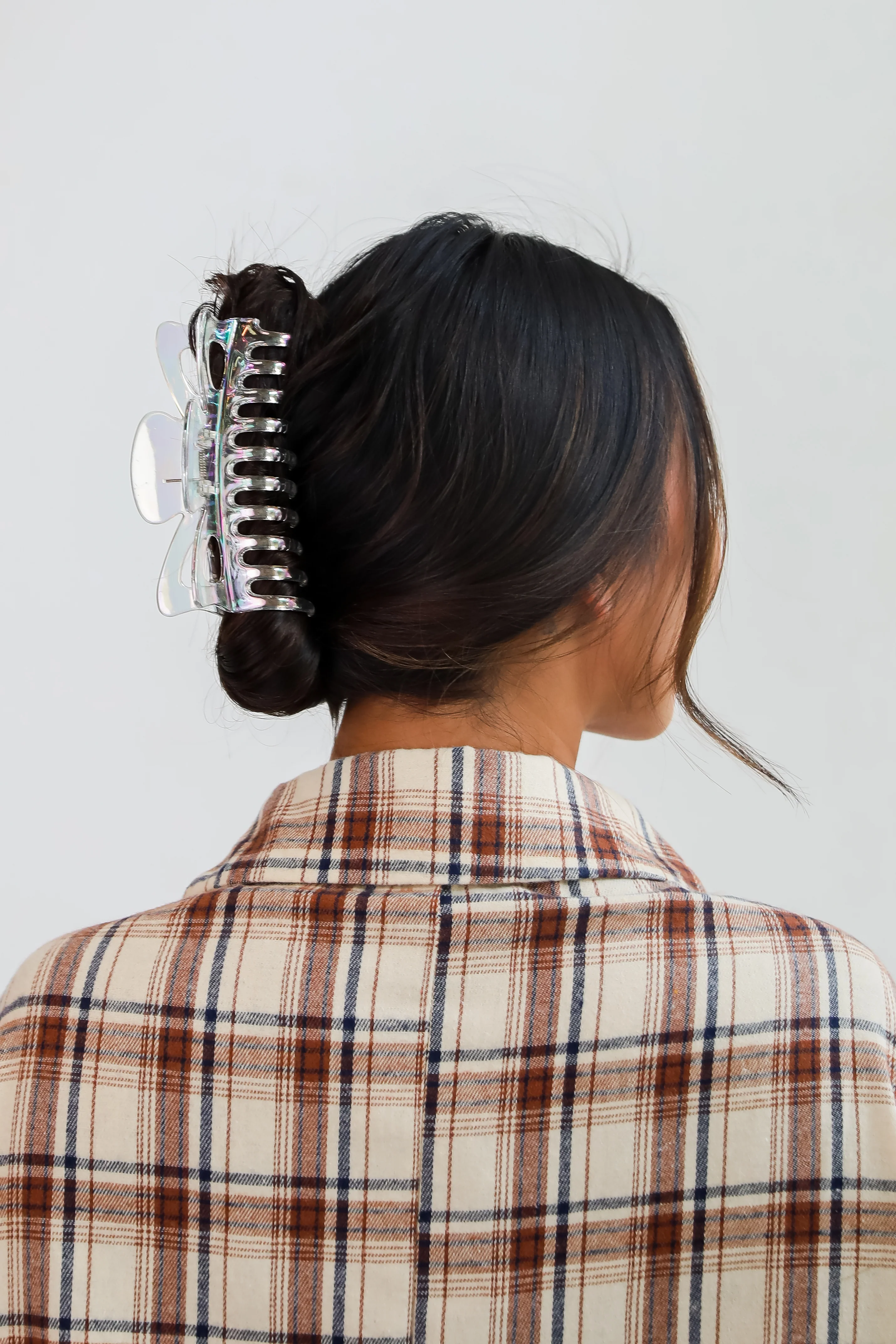 Poised Element Clear Claw Hair Clip 6 Poised Element Clear Claw Hair Clip