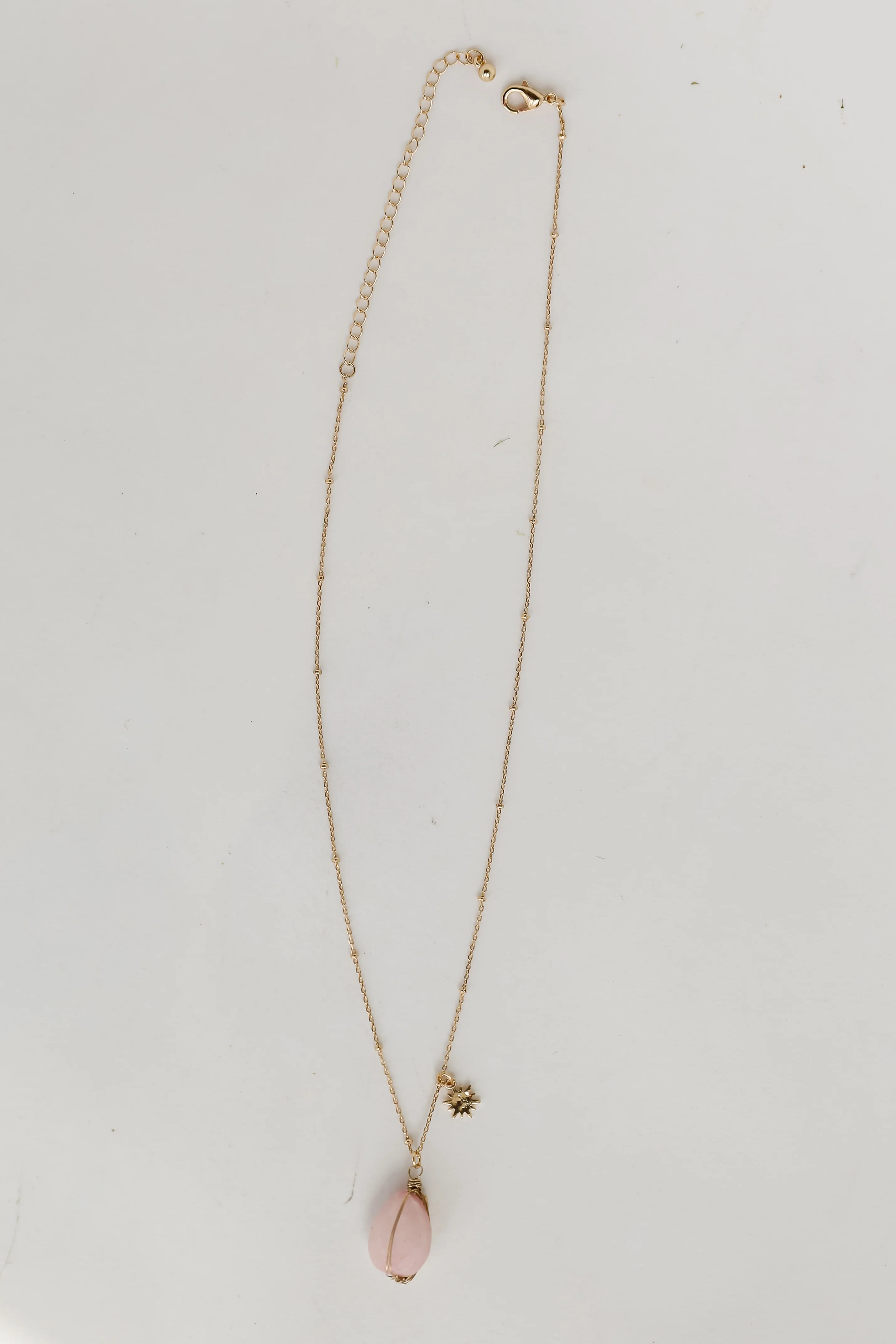 FINAL SALE - Adriana Gold Gemstone Charm Necklace