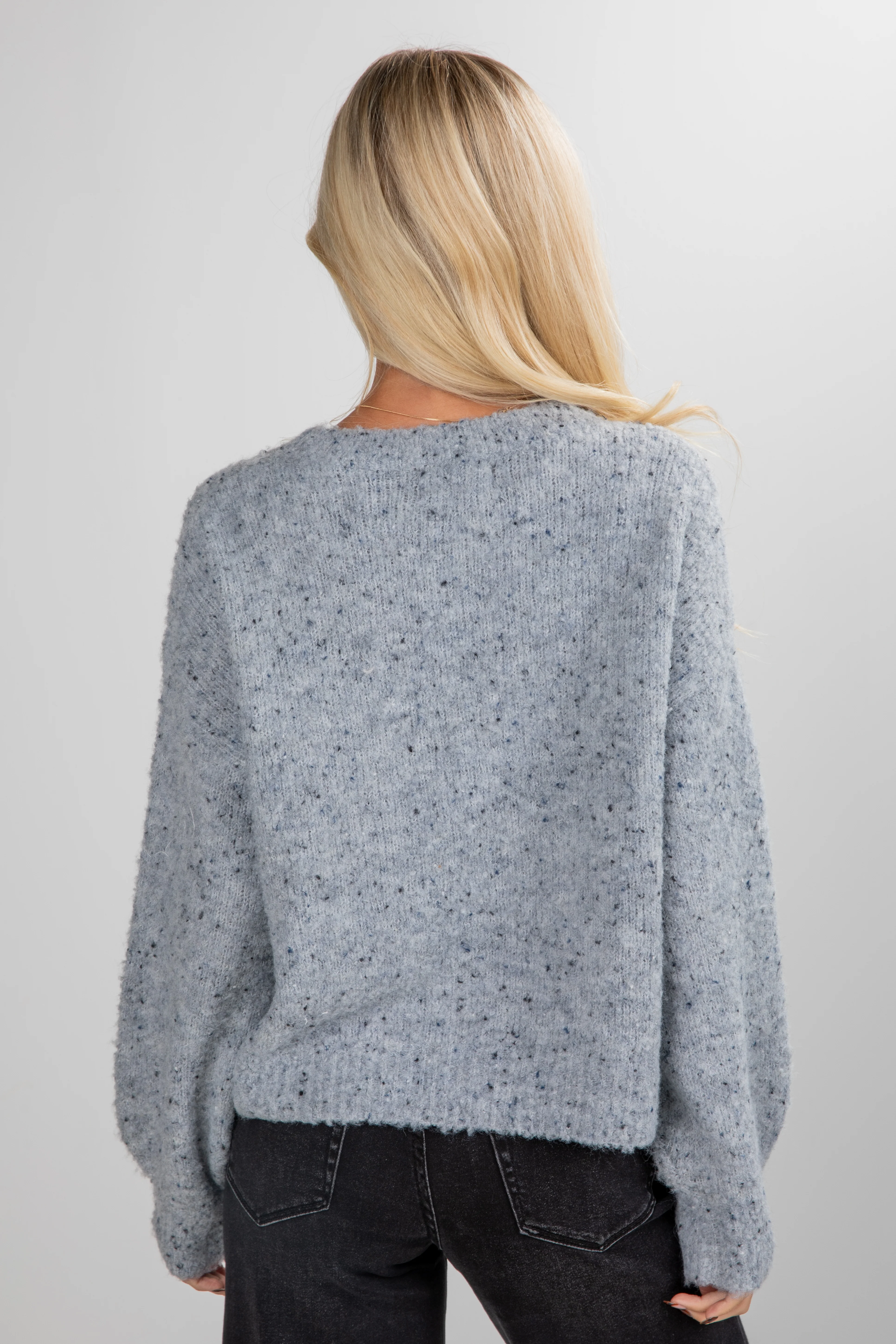 FINAL SALE - Cozy Inclination Grey Sweater