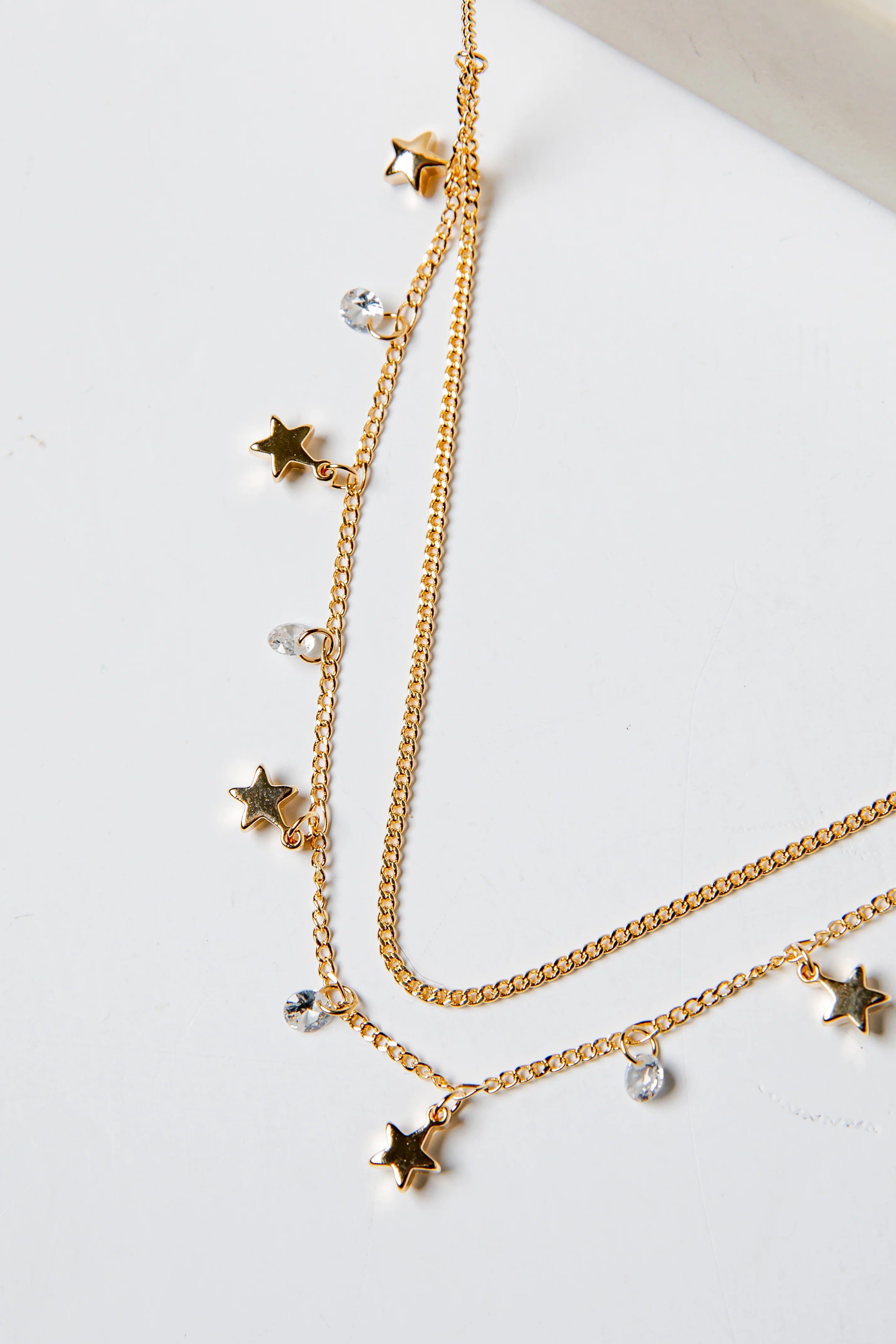 Karsyn Gold Layered Charm Necklace