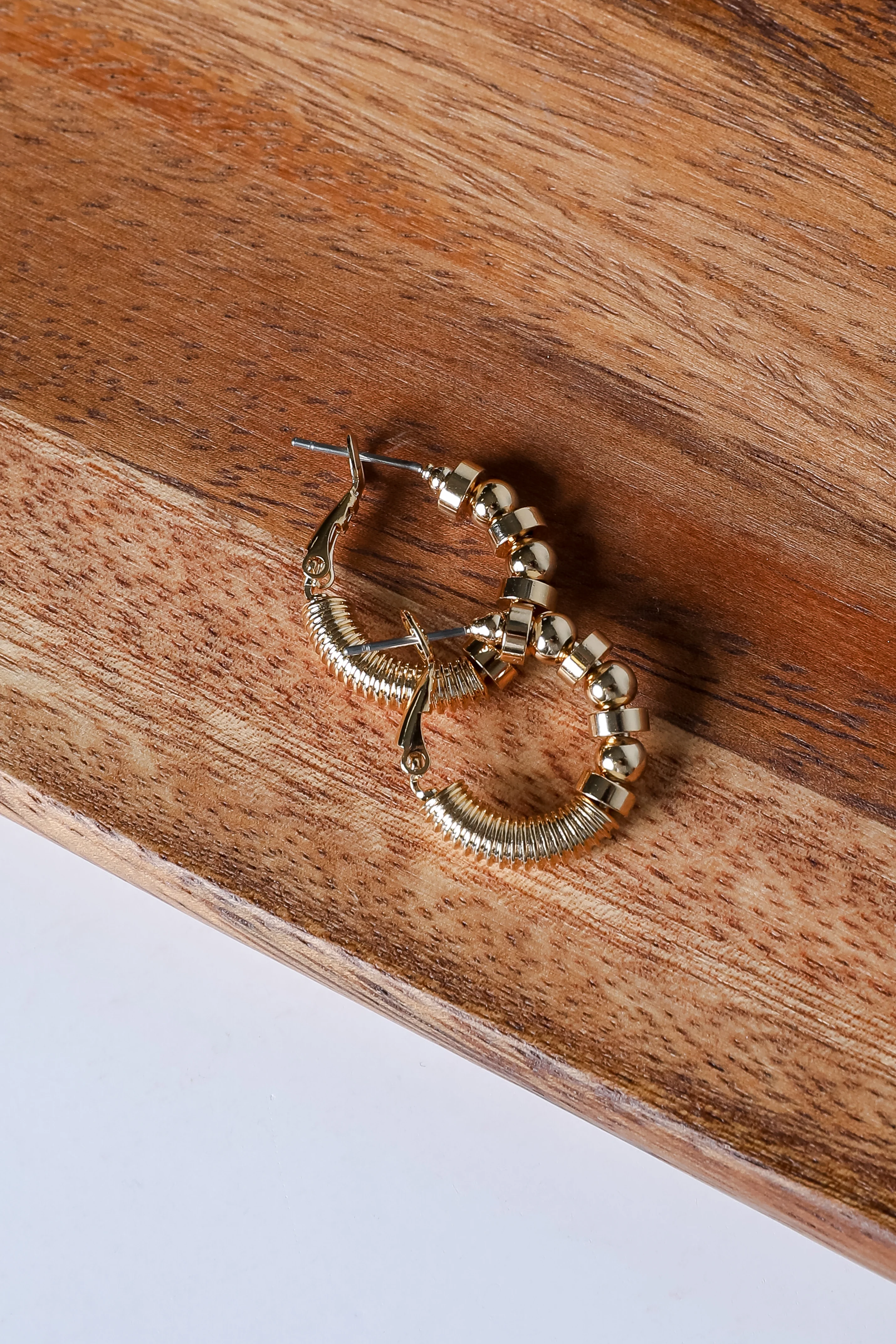 FINAL SALE - Sadie Gold Hoop Earrings