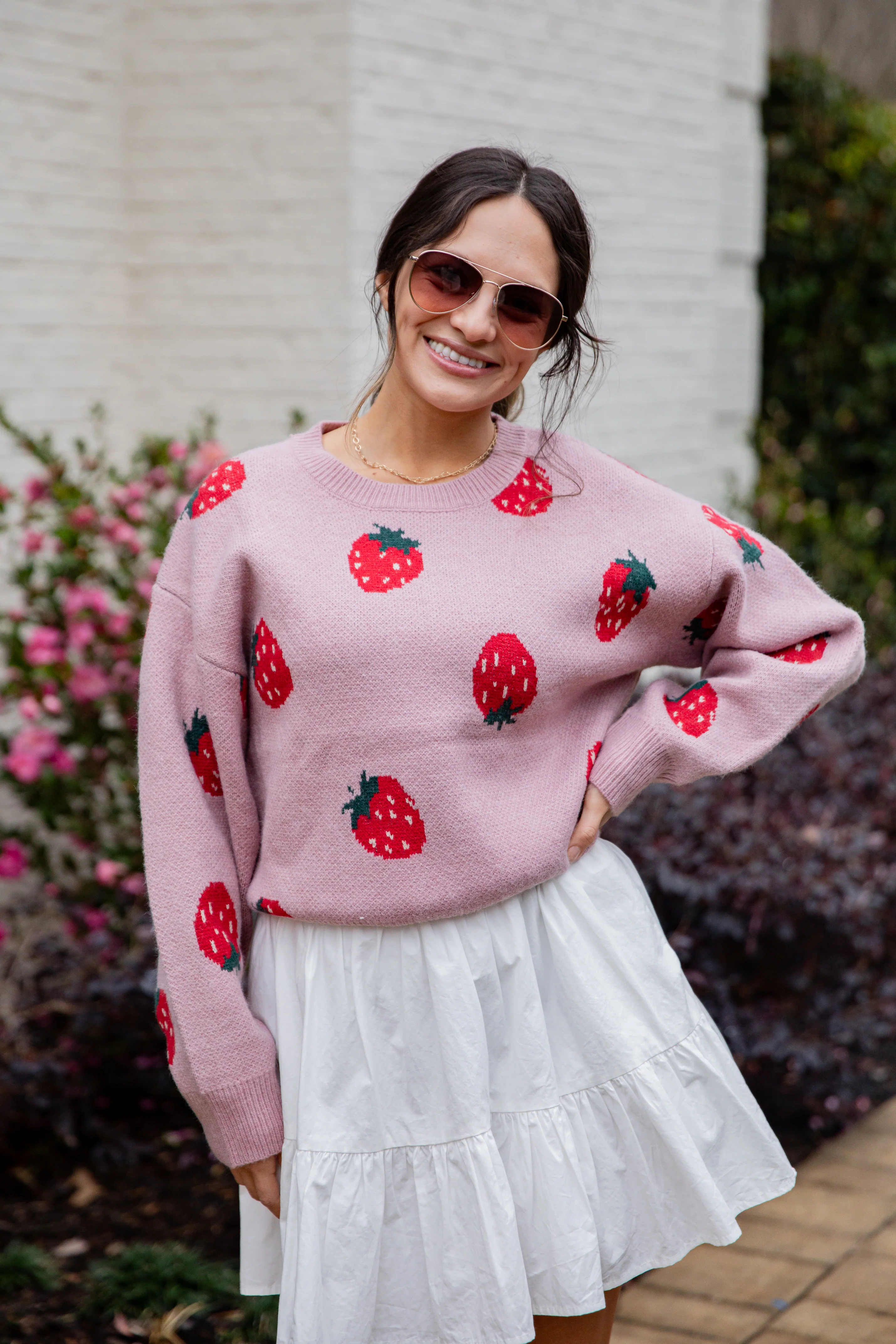 Berry Bliss Blush Knit Sweater 3 Berry Bliss Blush Knit Sweater