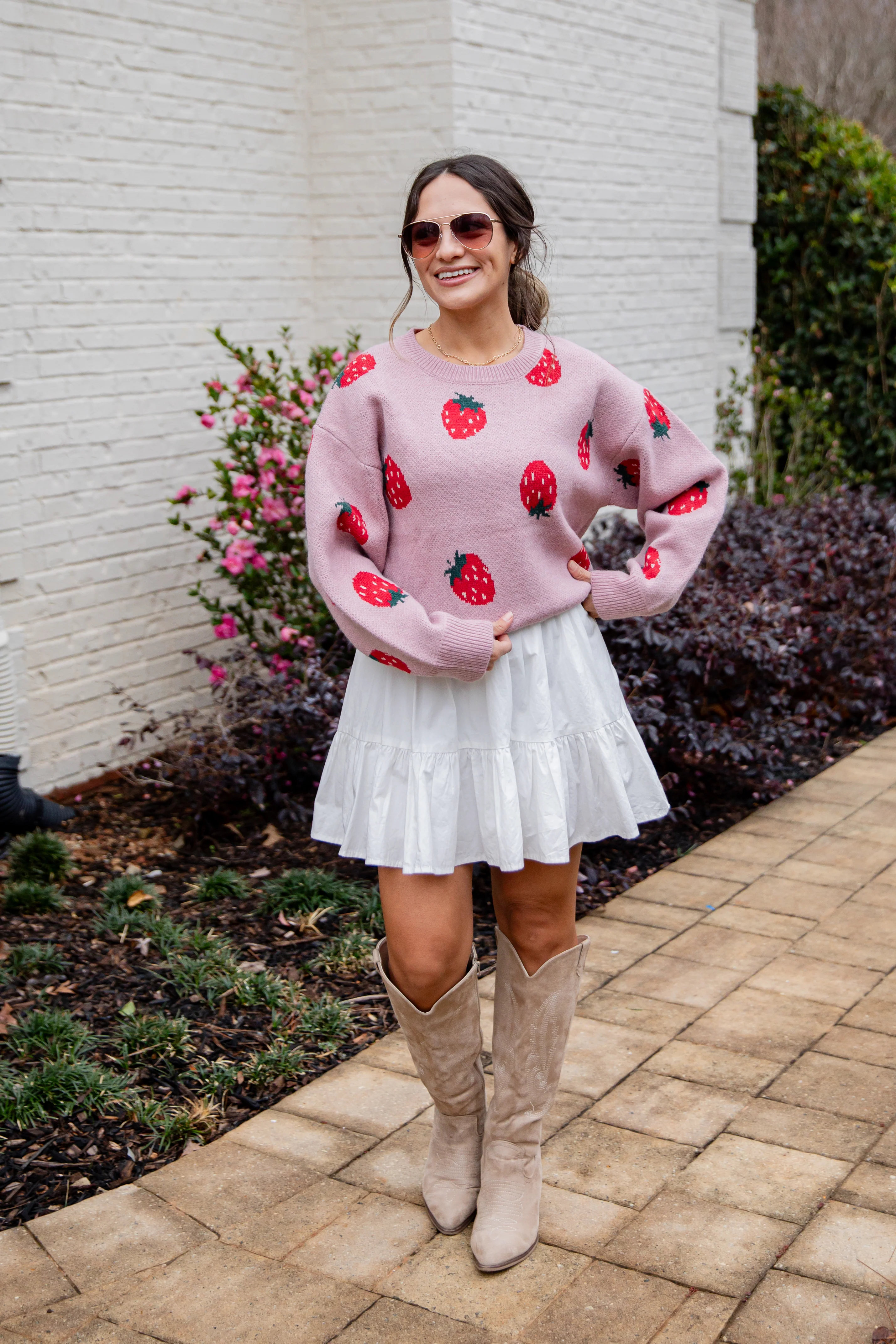 Berry Bliss Blush Knit Sweater 4 Berry Bliss Blush Knit Sweater