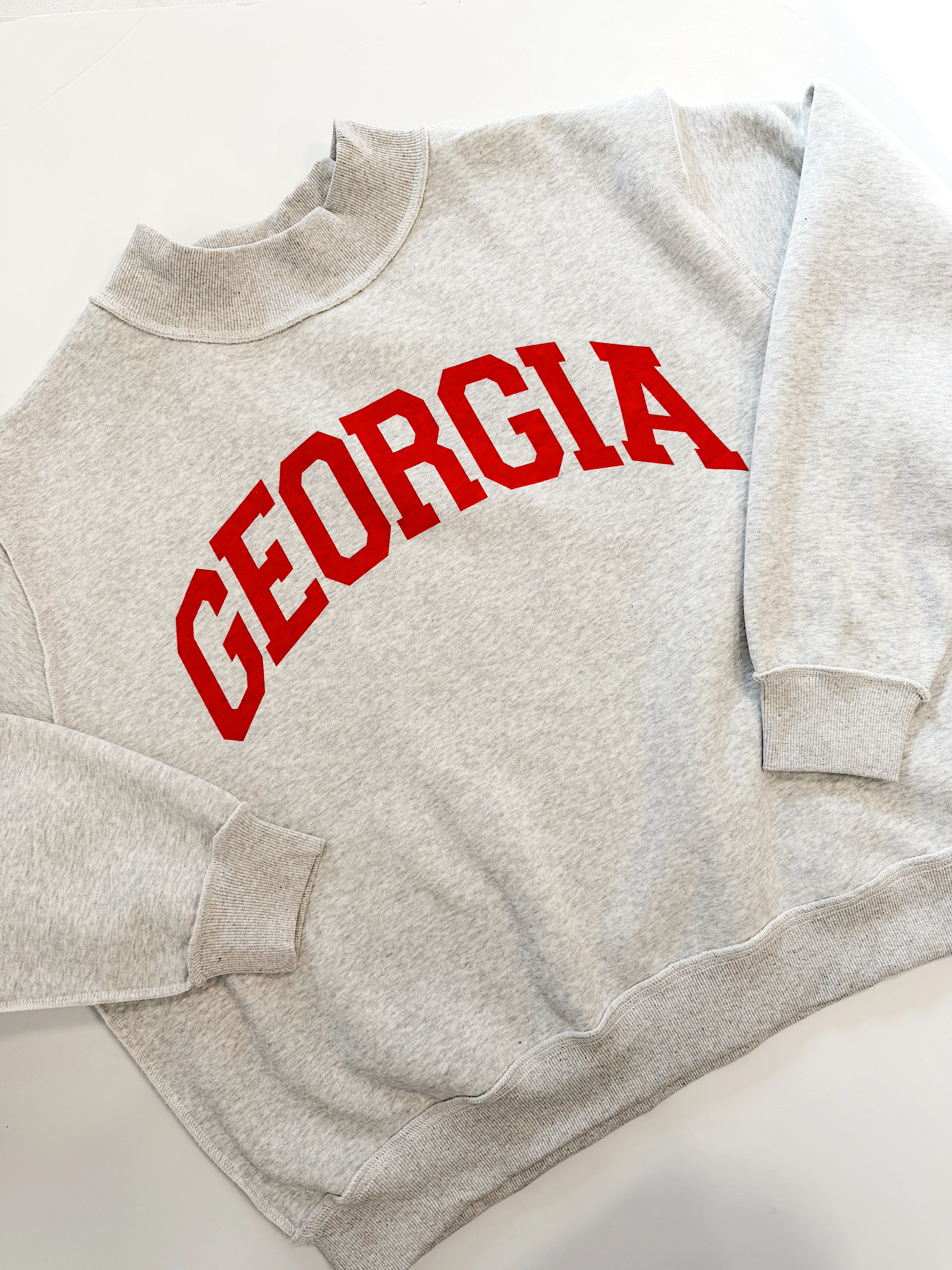 Georgia Reversible Mockneck Sweatshirt