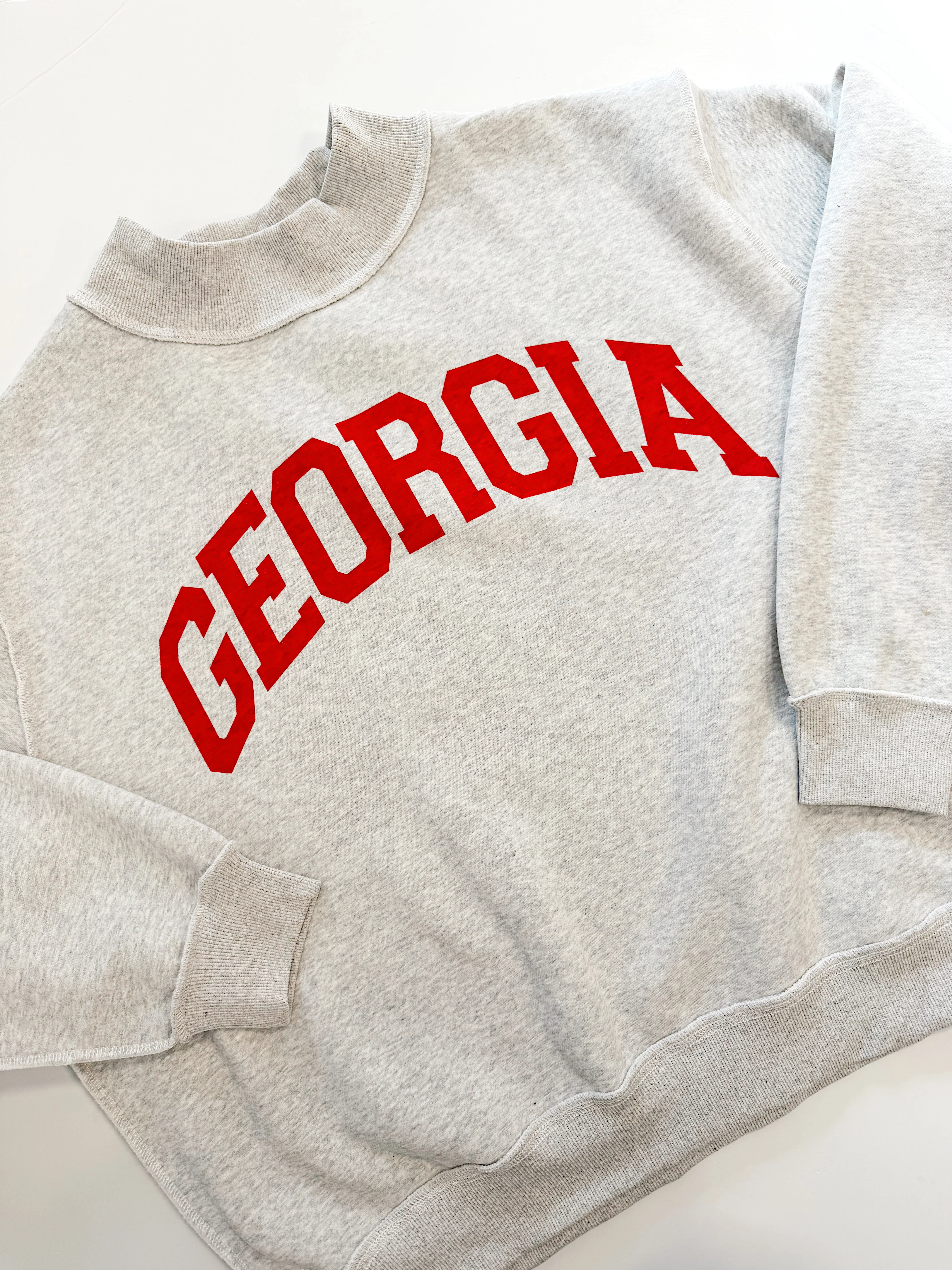 Georgia Reversible Mockneck Sweatshirt 11 Georgia Reversible Mockneck Sweatshirt
