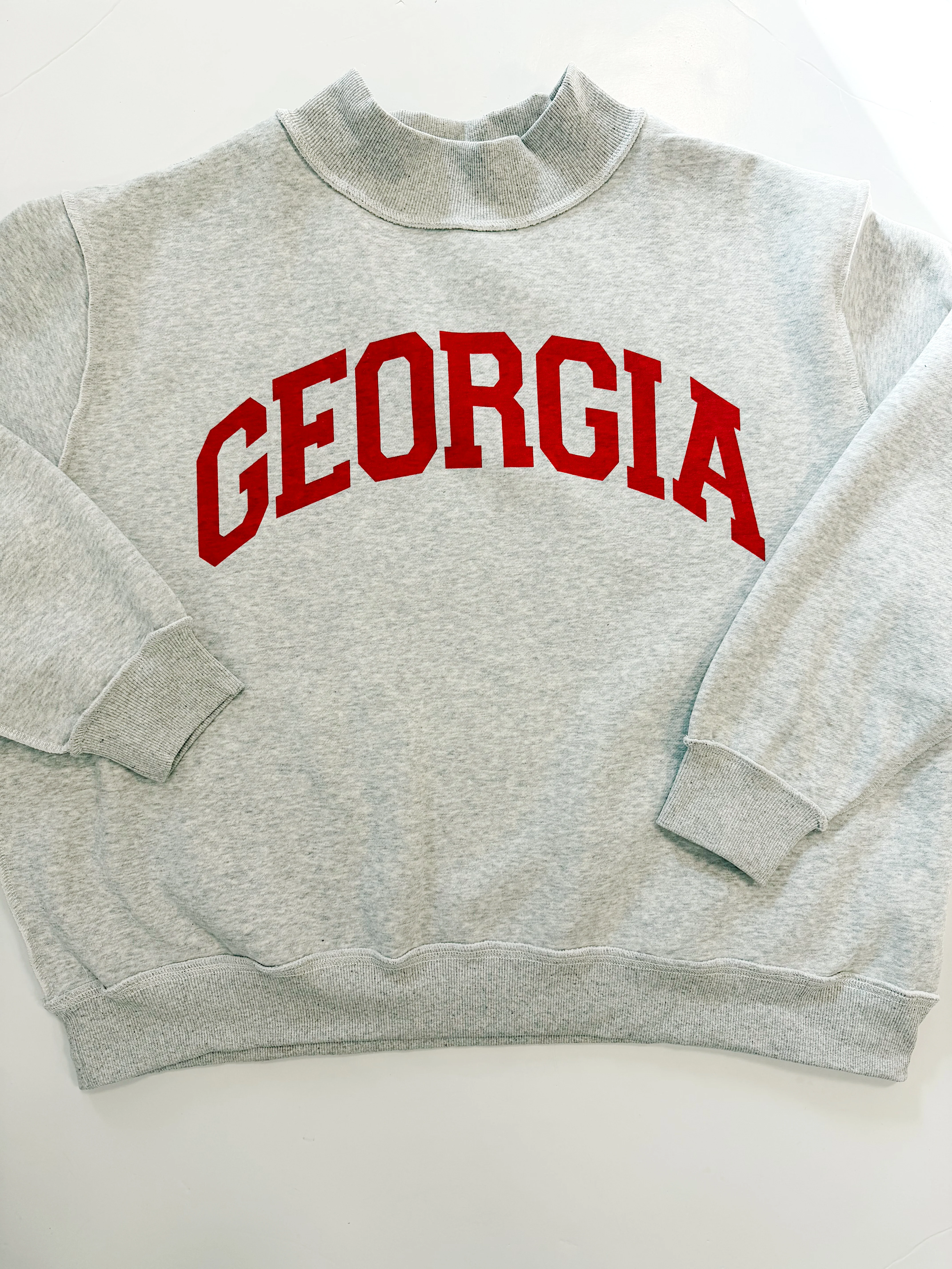 Georgia Reversible Mockneck Sweatshirt 5 Georgia Reversible Mockneck Sweatshirt