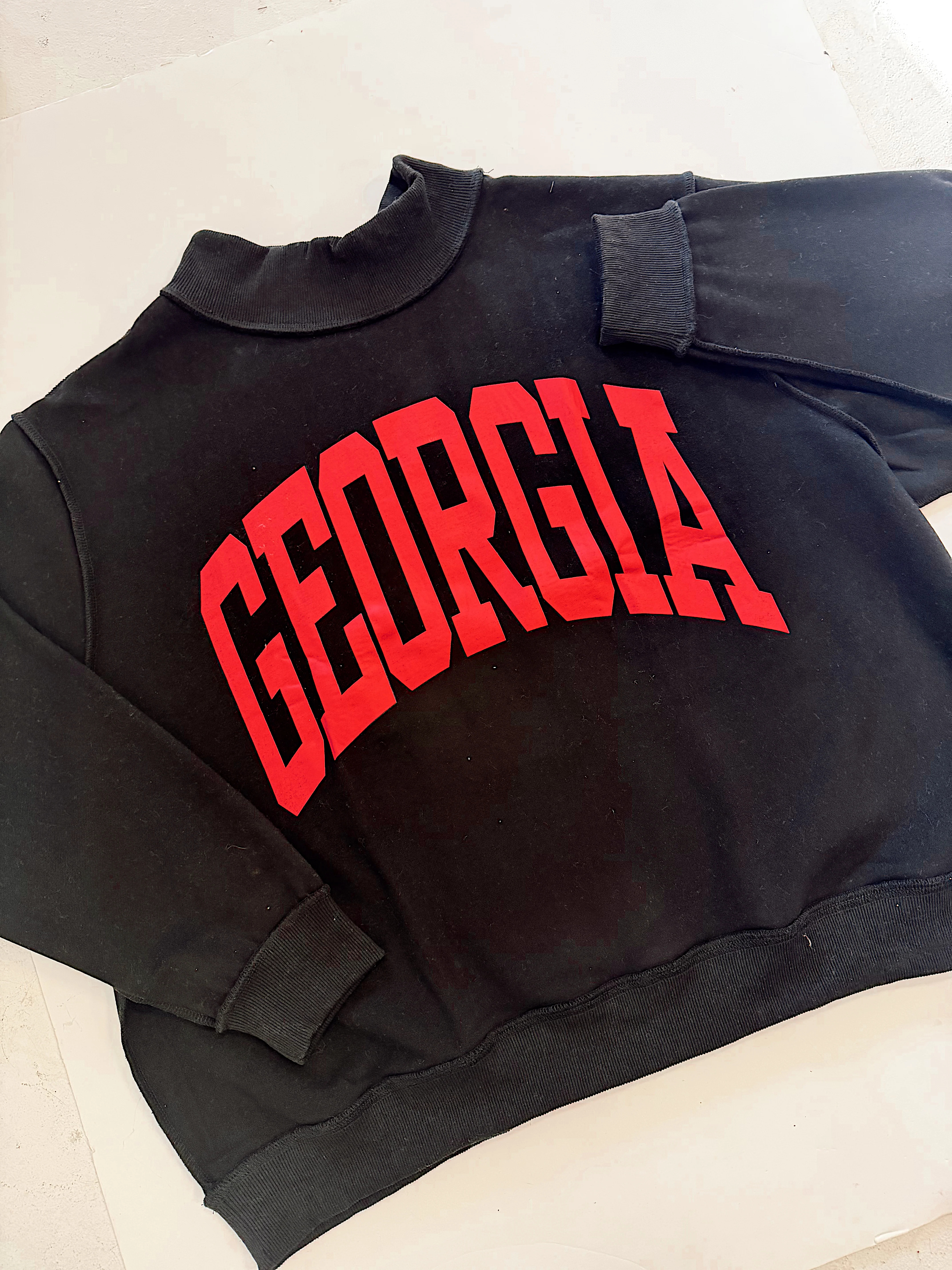 Georgia Reversible Mockneck Sweatshirt 6 Georgia Reversible Mockneck Sweatshirt