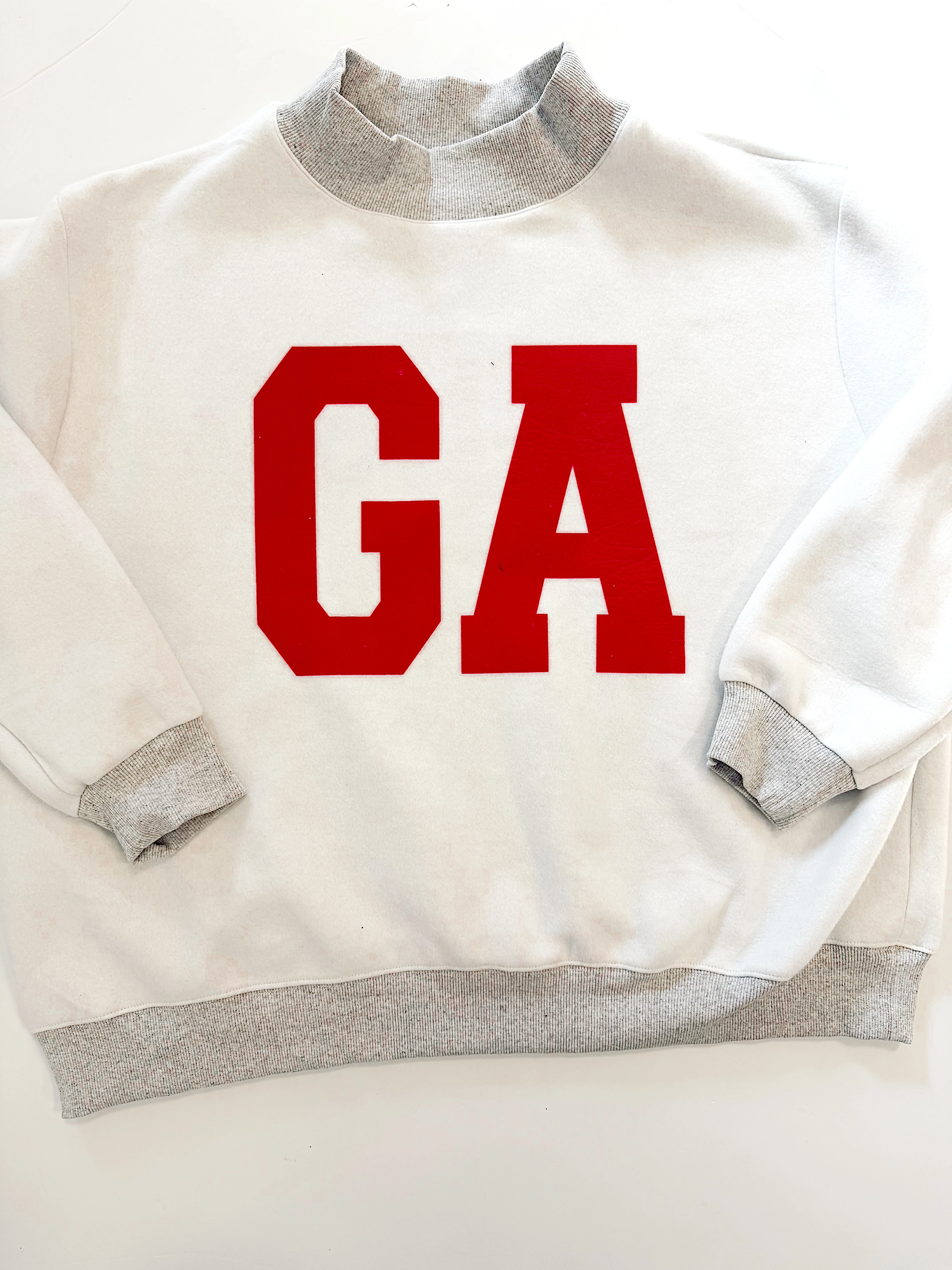 Georgia Reversible Mockneck Sweatshirt 7 Georgia Reversible Mockneck Sweatshirt
