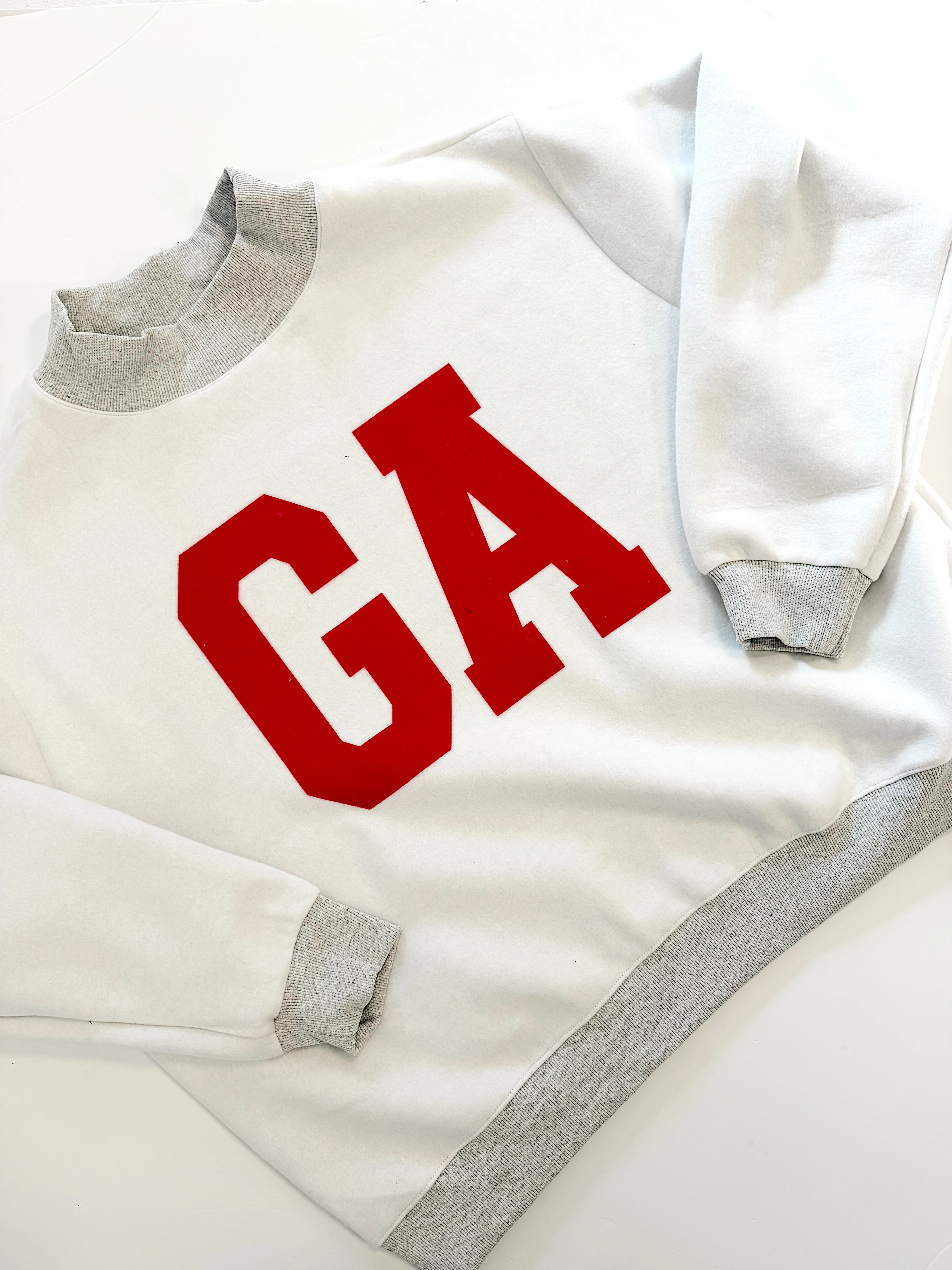 Georgia Reversible Mockneck Sweatshirt 9 Georgia Reversible Mockneck Sweatshirt