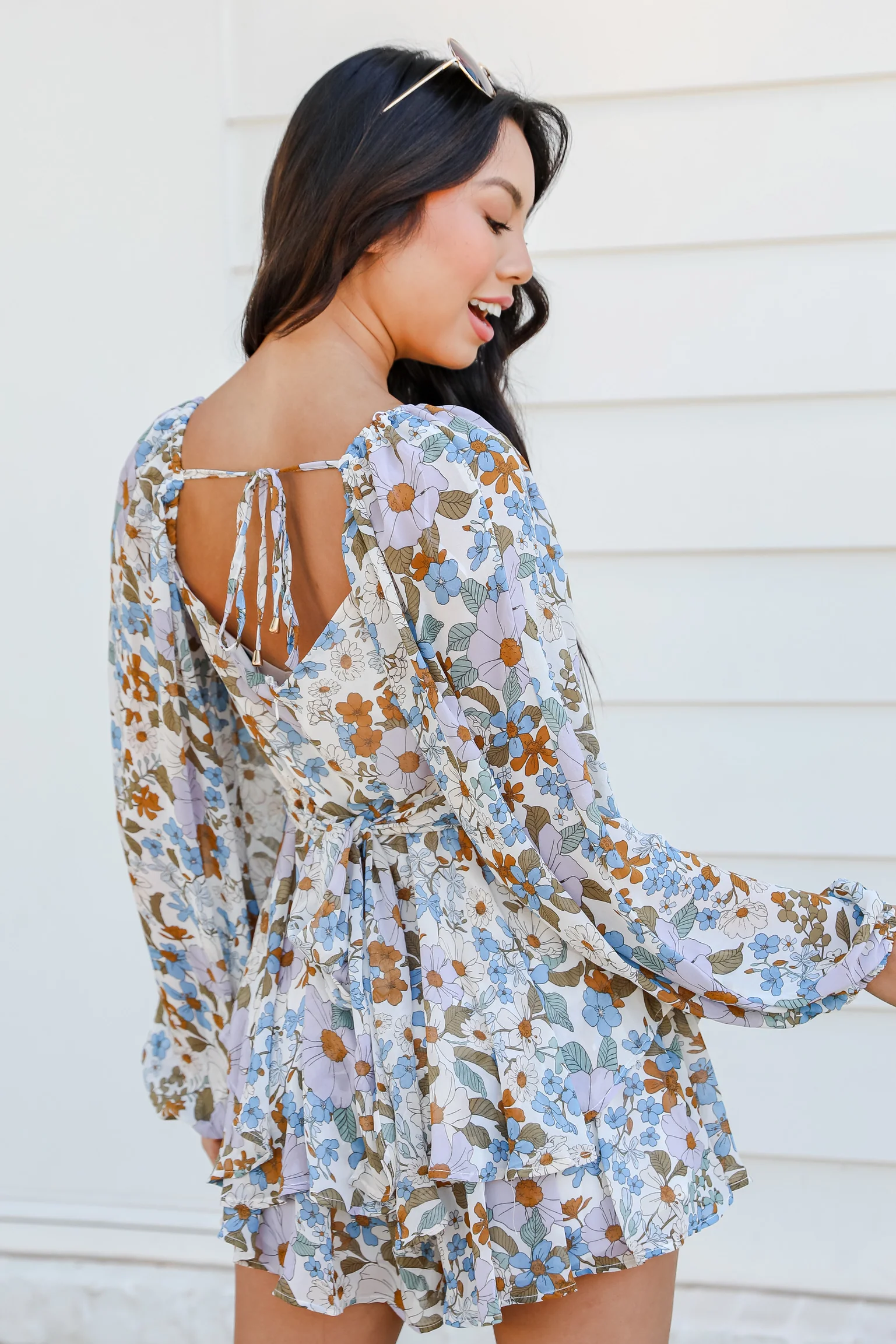 A Love That Blooms Floral Romper