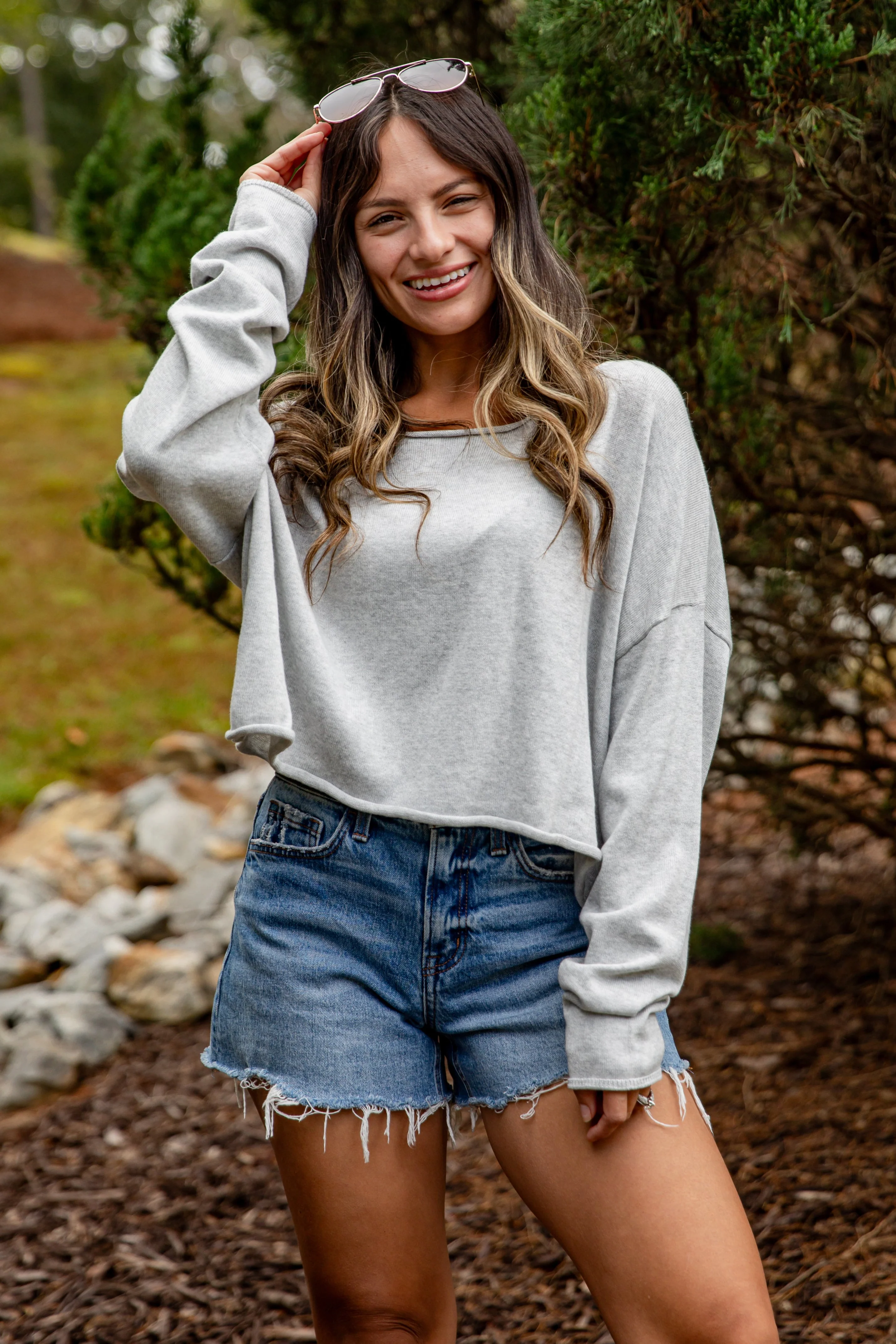 FINAL SALE - Chase The Feelings Lightweight Knit Top