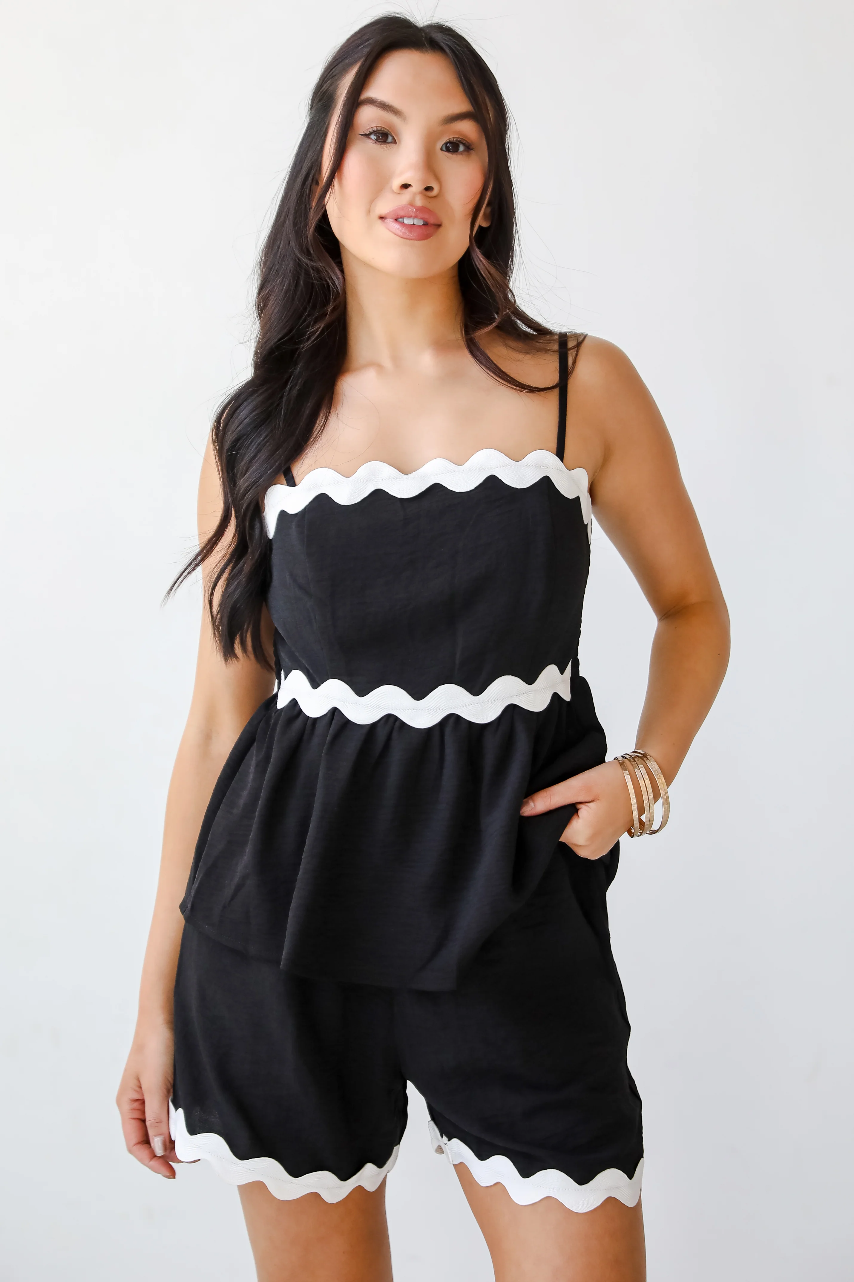 FINAL SALE - Little Moments Peplum Tank - DU DEAL
