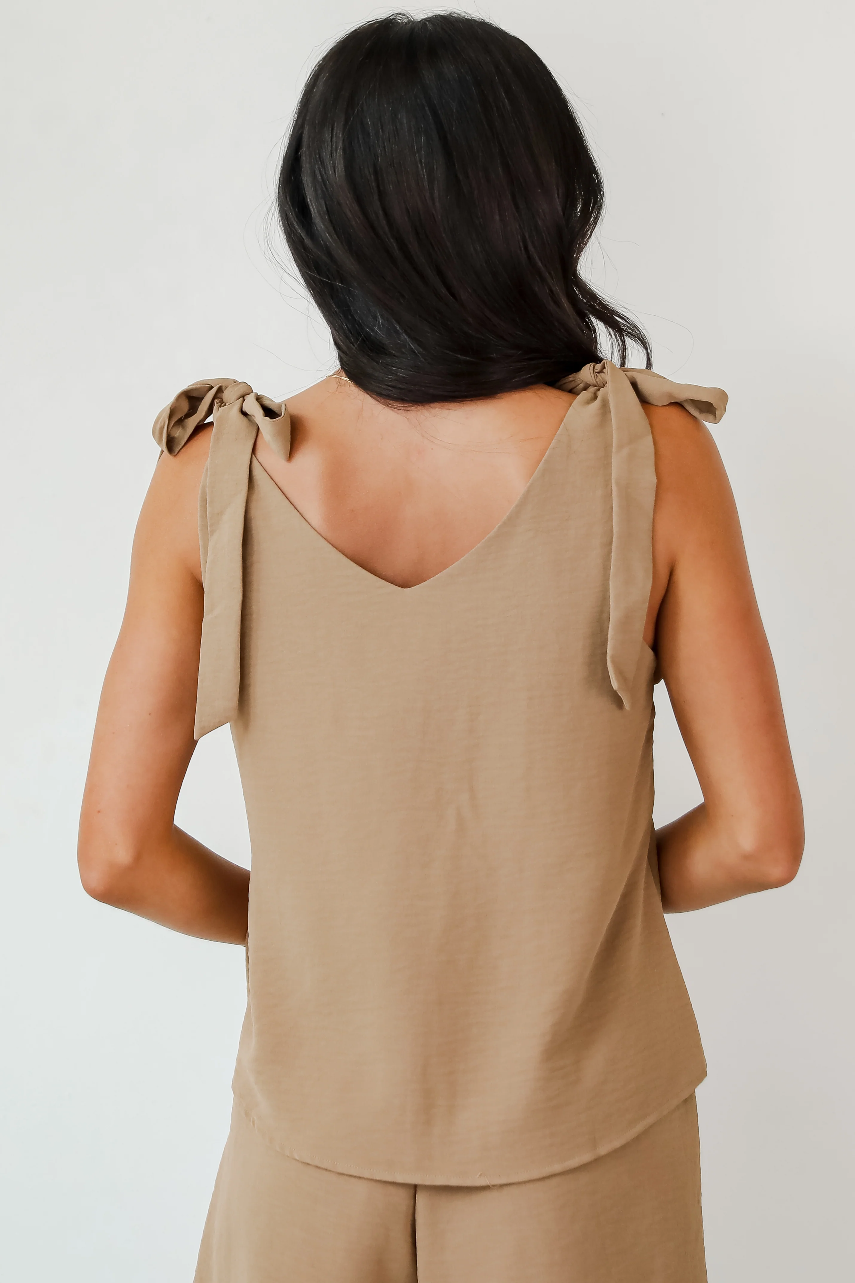 FINAL SALE - Upfront Chicness Tie Strap Tank - DU DEAL 9 FINAL SALE - Upfront Chicness Tie Strap Tank - DU DEAL