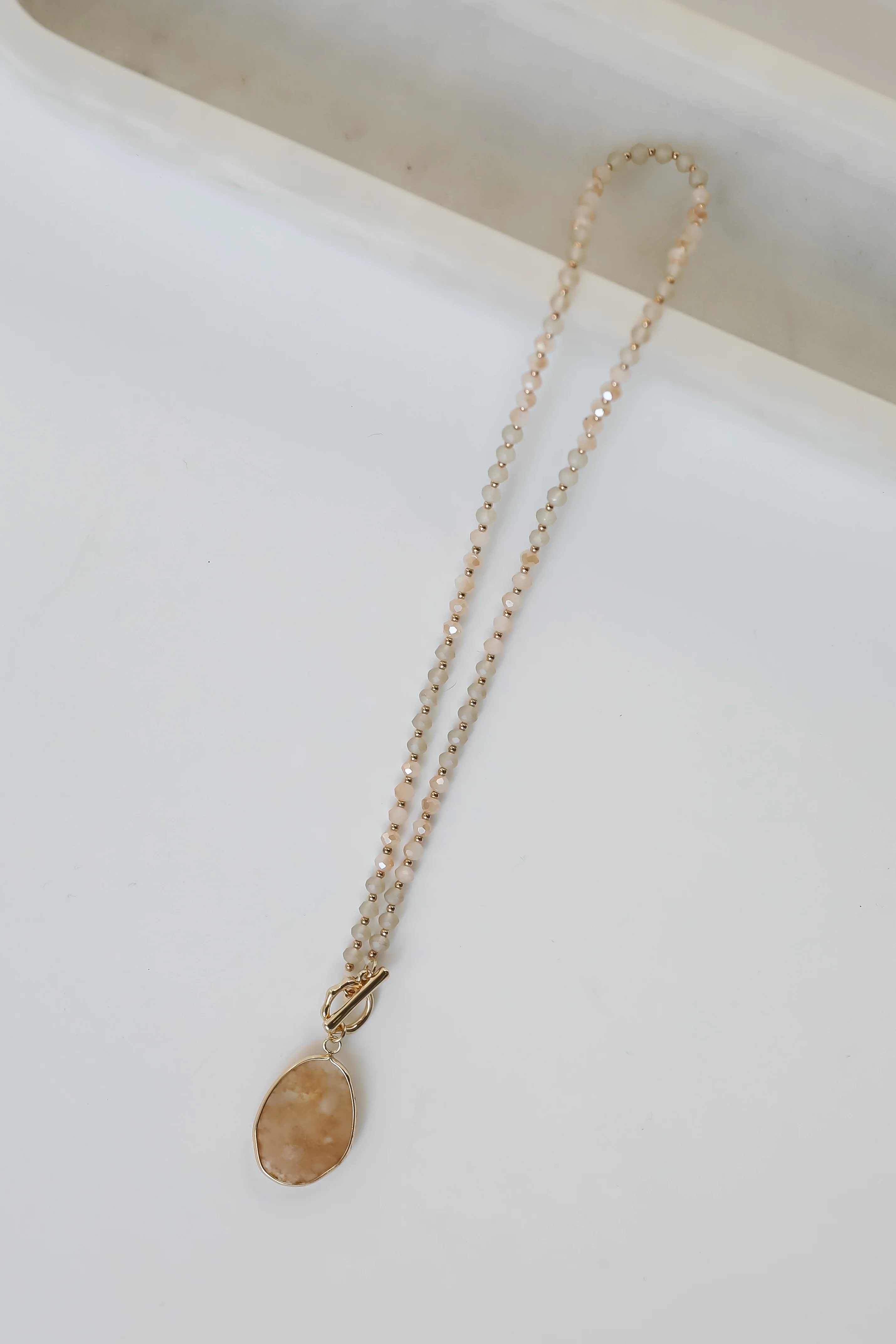 FINAL SALE - Alexis Natural Beaded Gemstone Necklace