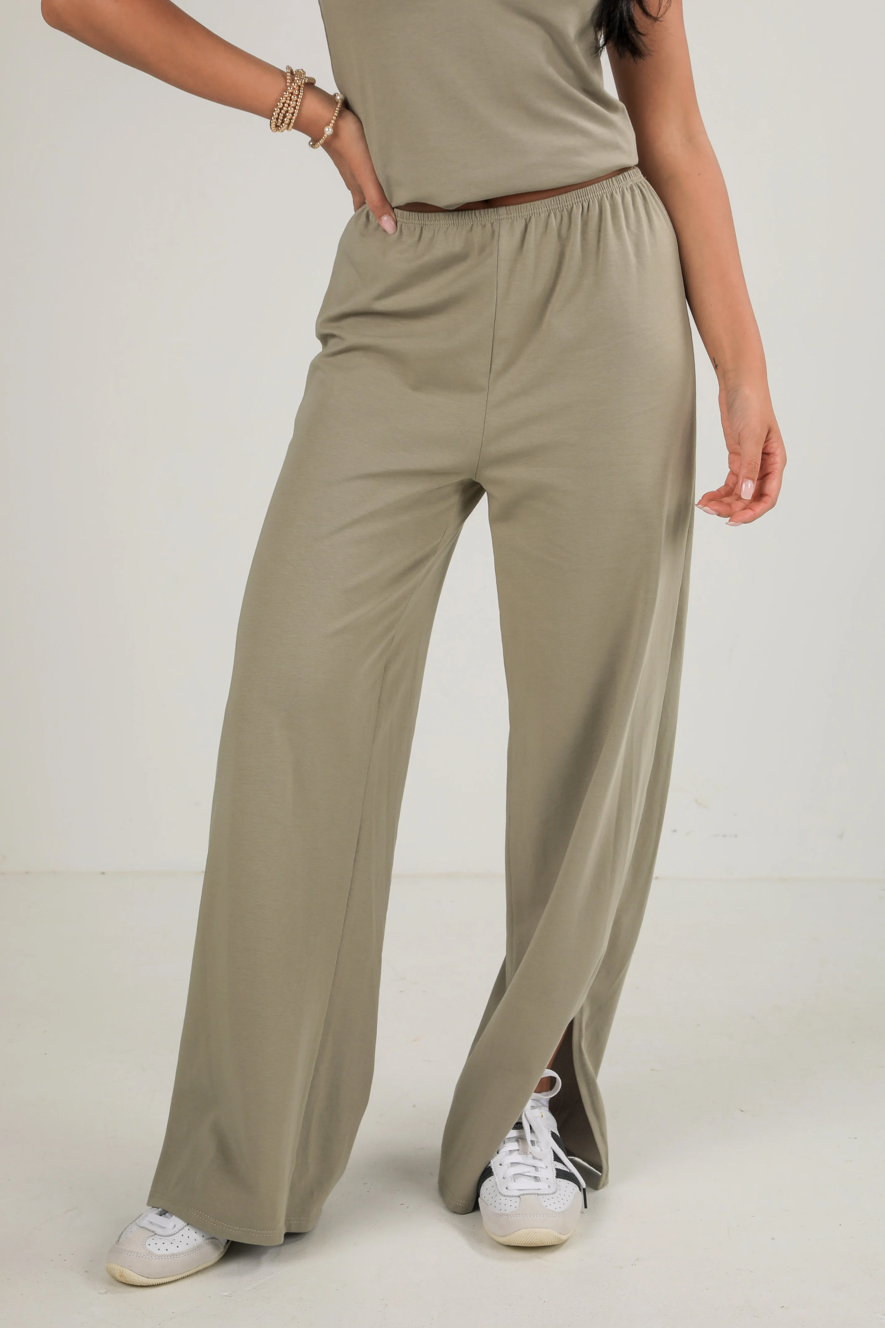 FINAL SALE - Be Your Own Muse Light Olive Pants