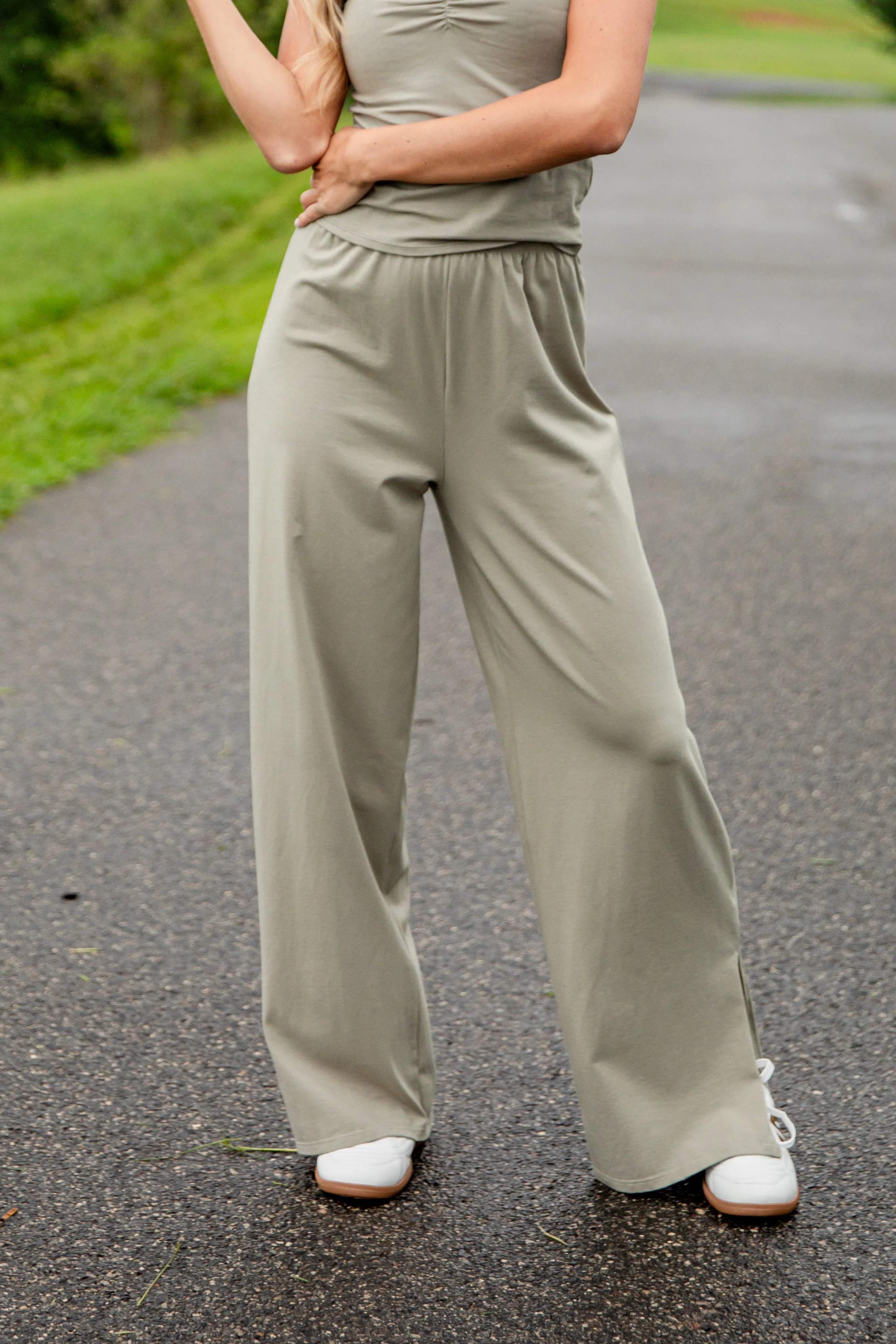 FINAL SALE - Be Your Own Muse Light Olive Pants 7 FINAL SALE - Be Your Own Muse Light Olive Pants