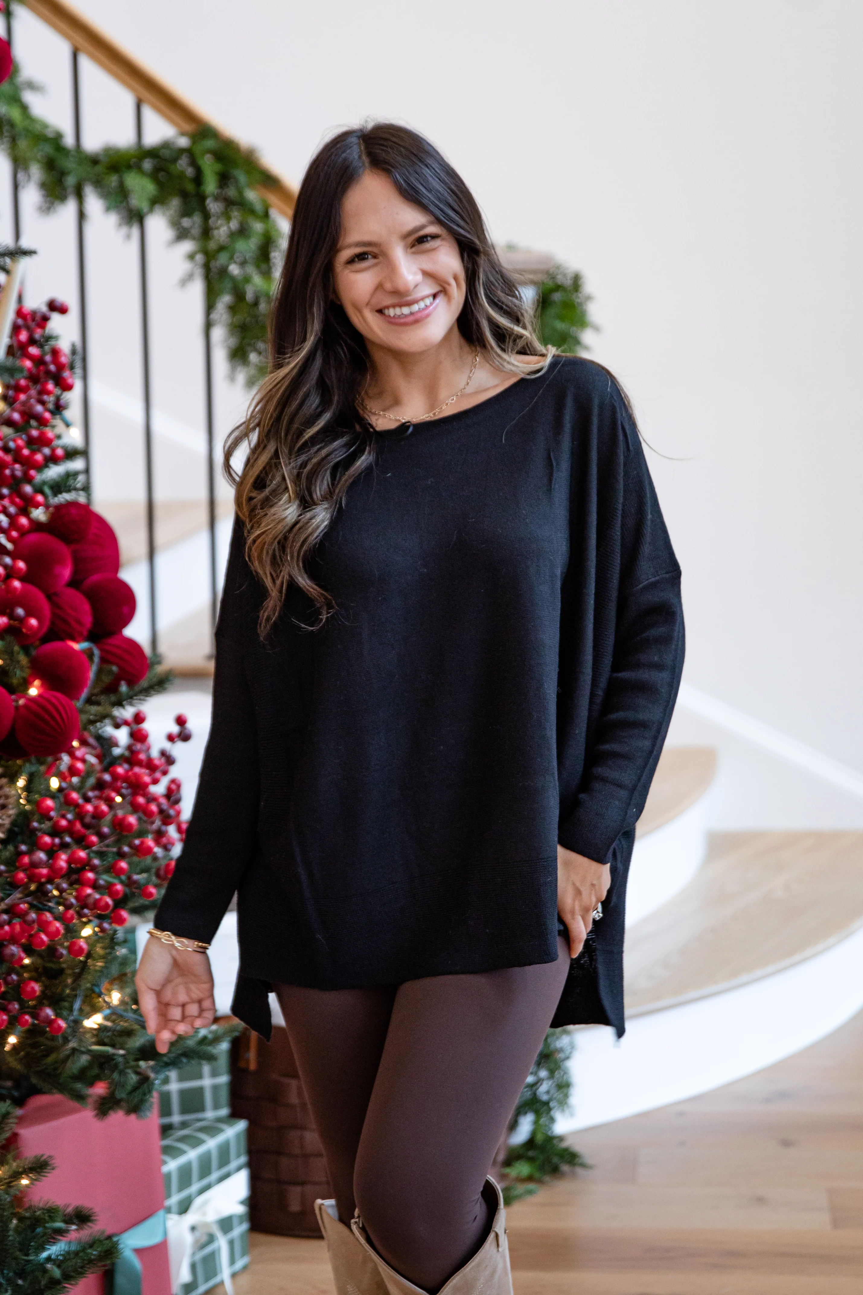 Made To Unwind Lightweight Knit Oversized Sweater