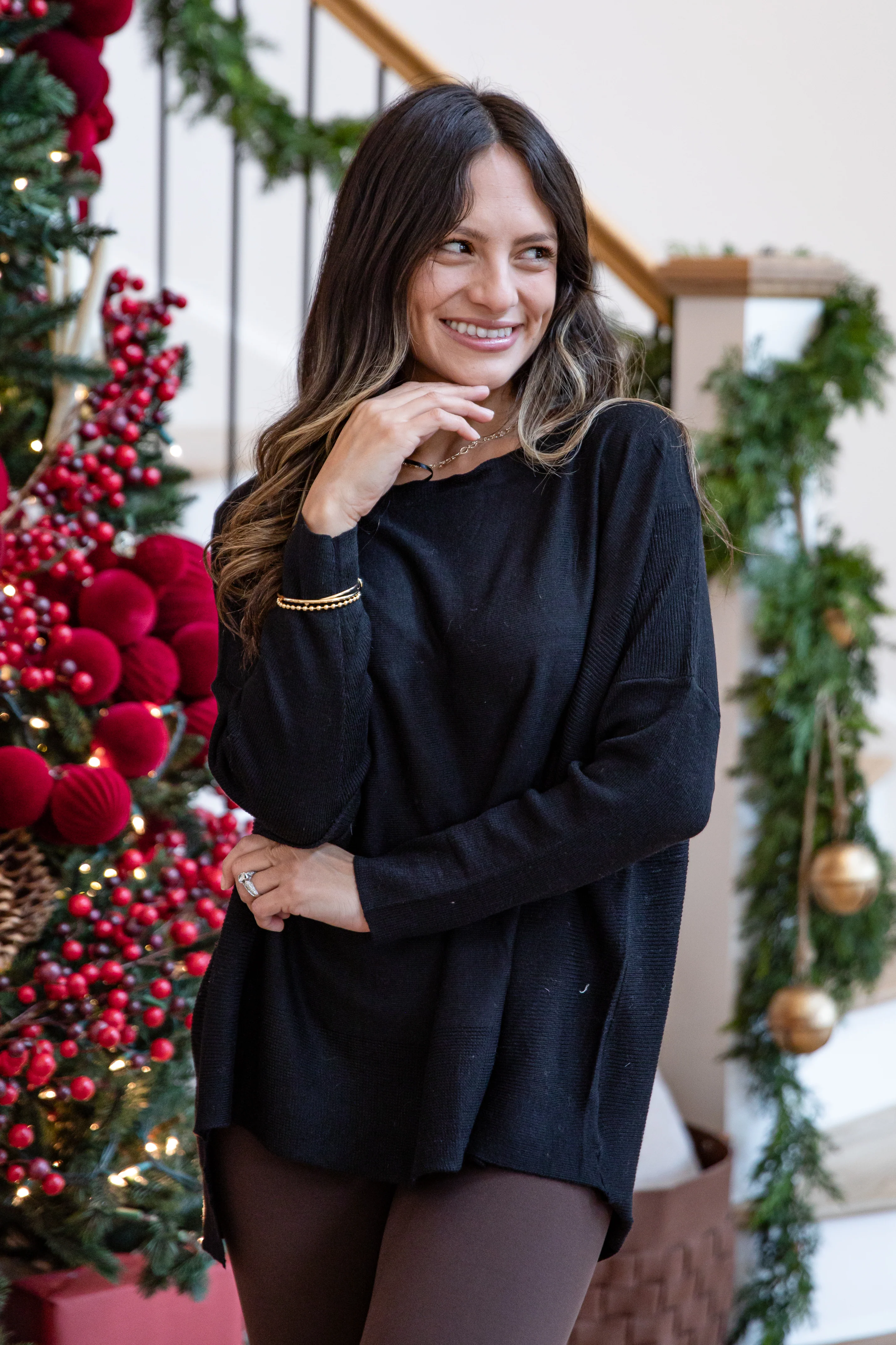 Made To Unwind Lightweight Knit Oversized Sweater