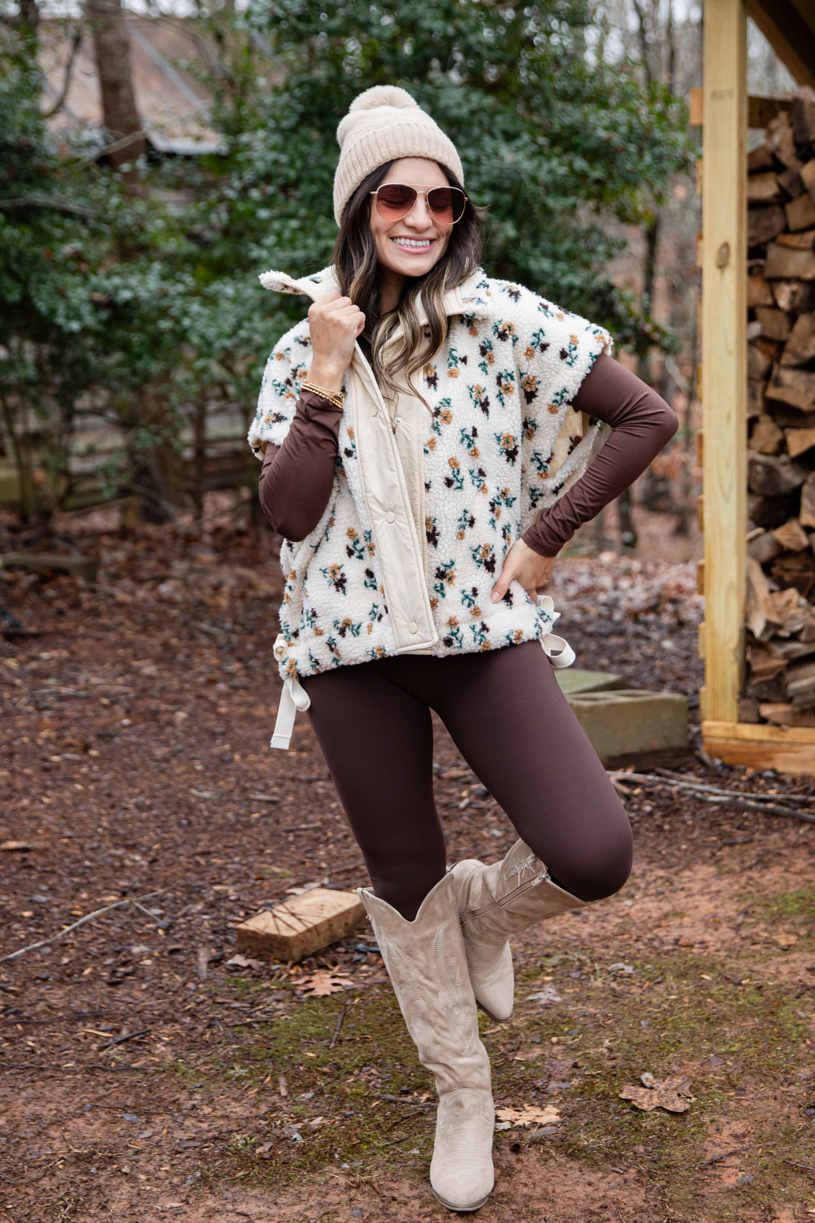 Northstill Ivory Sherpa Vest 3 Northstill Ivory Sherpa Vest