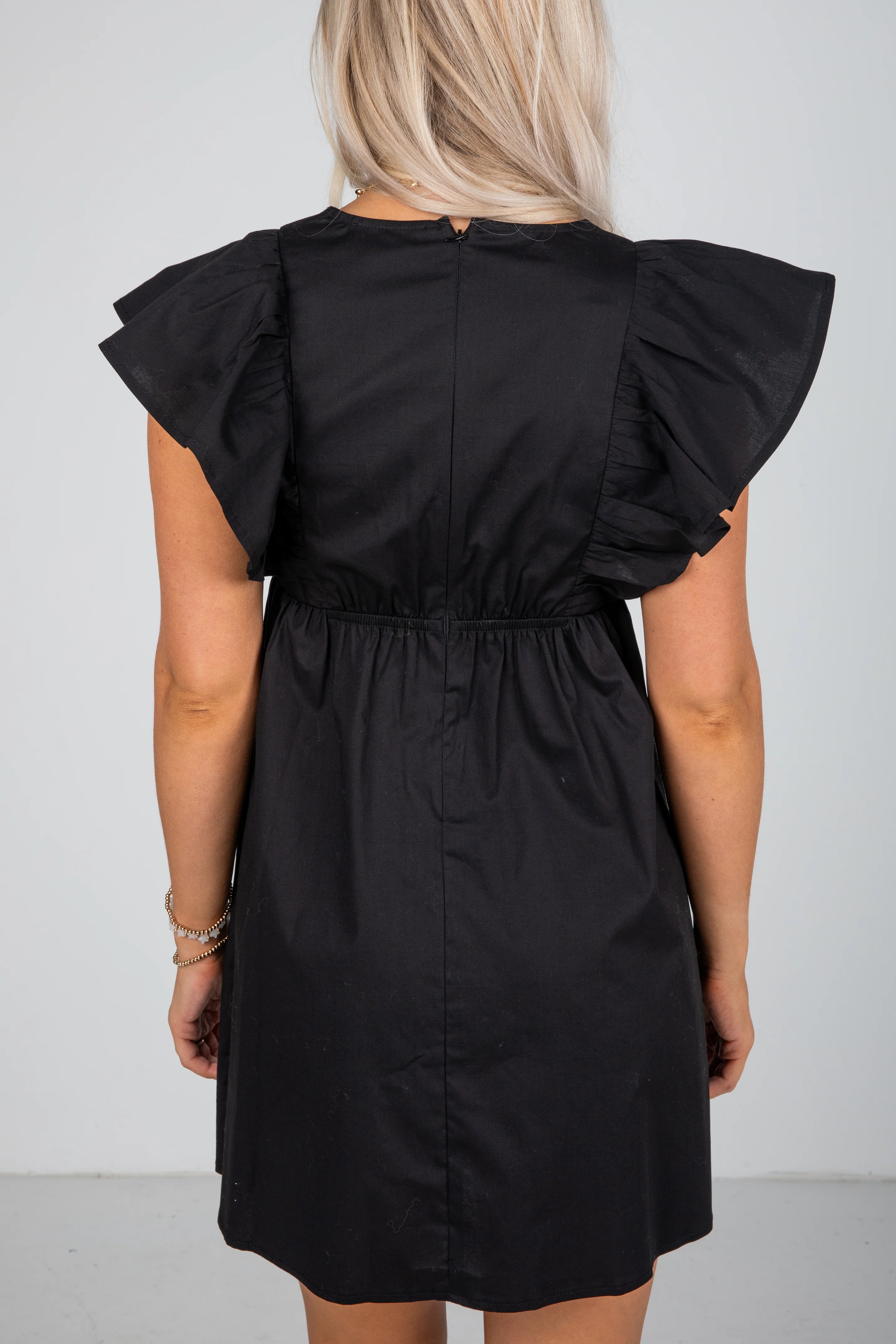 FINAL SALE - Come For It Black Mini Dress