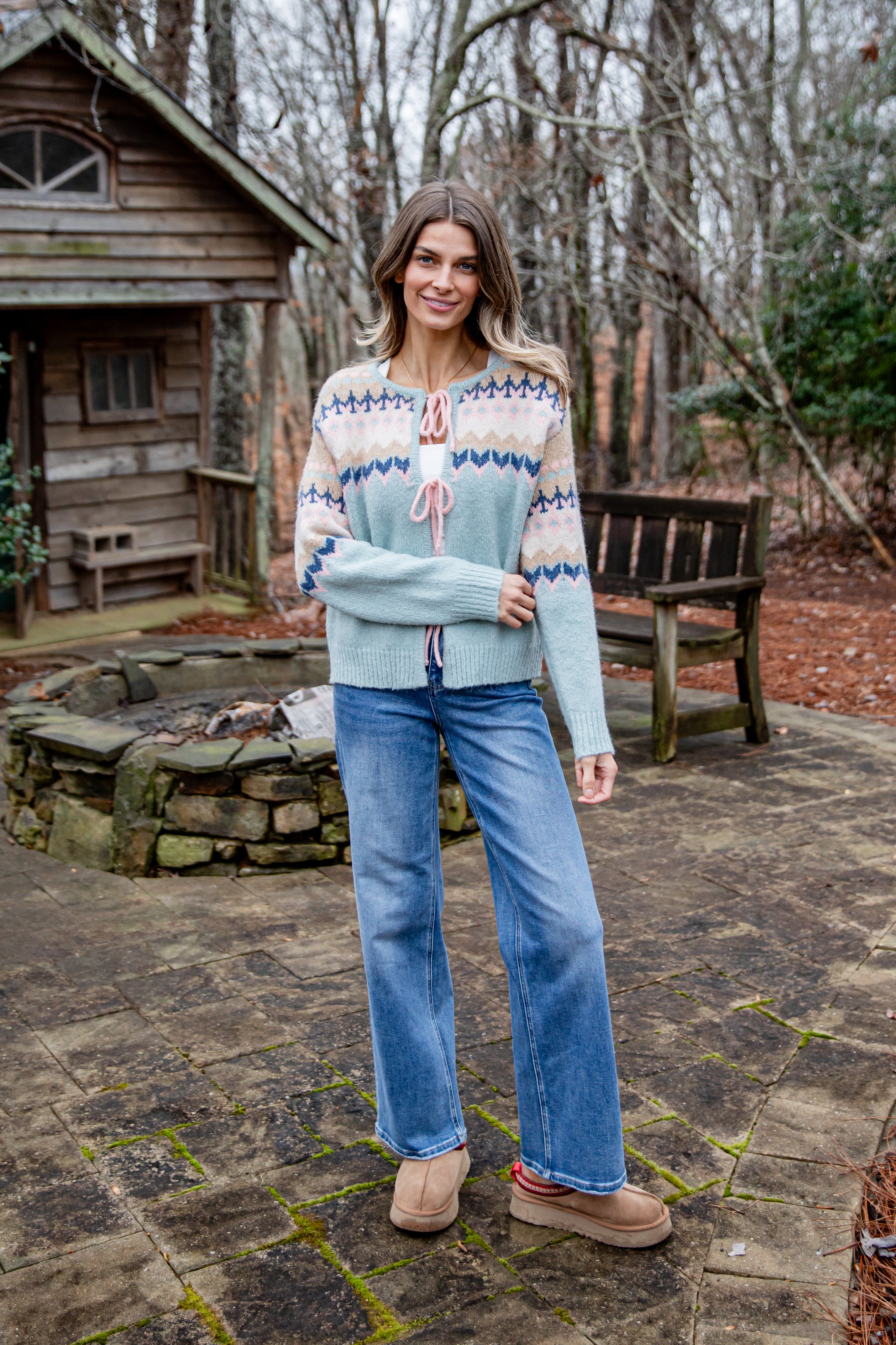 Emberfield Light Blue Knit Sweater