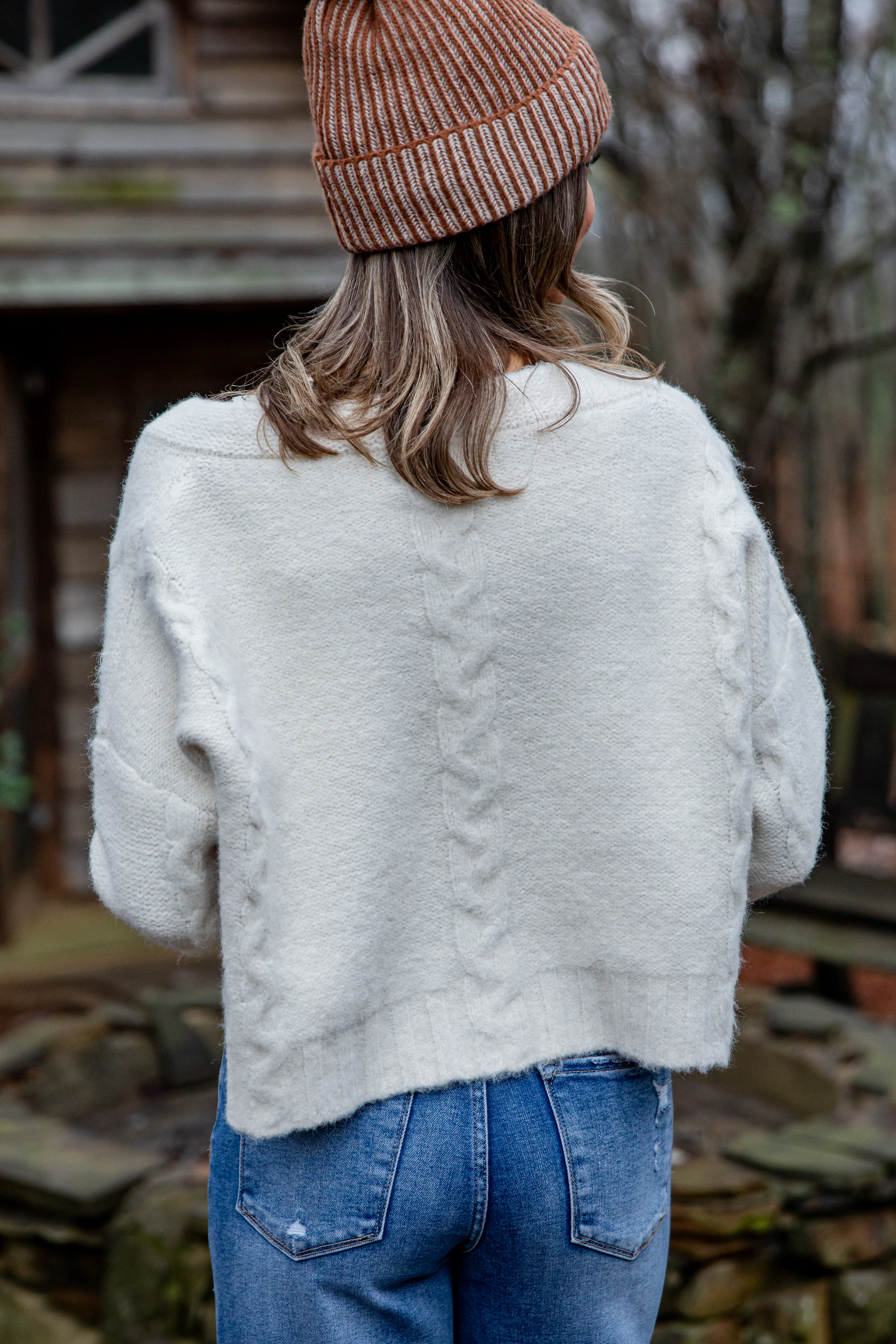 Quiet Frost Knit Sweater