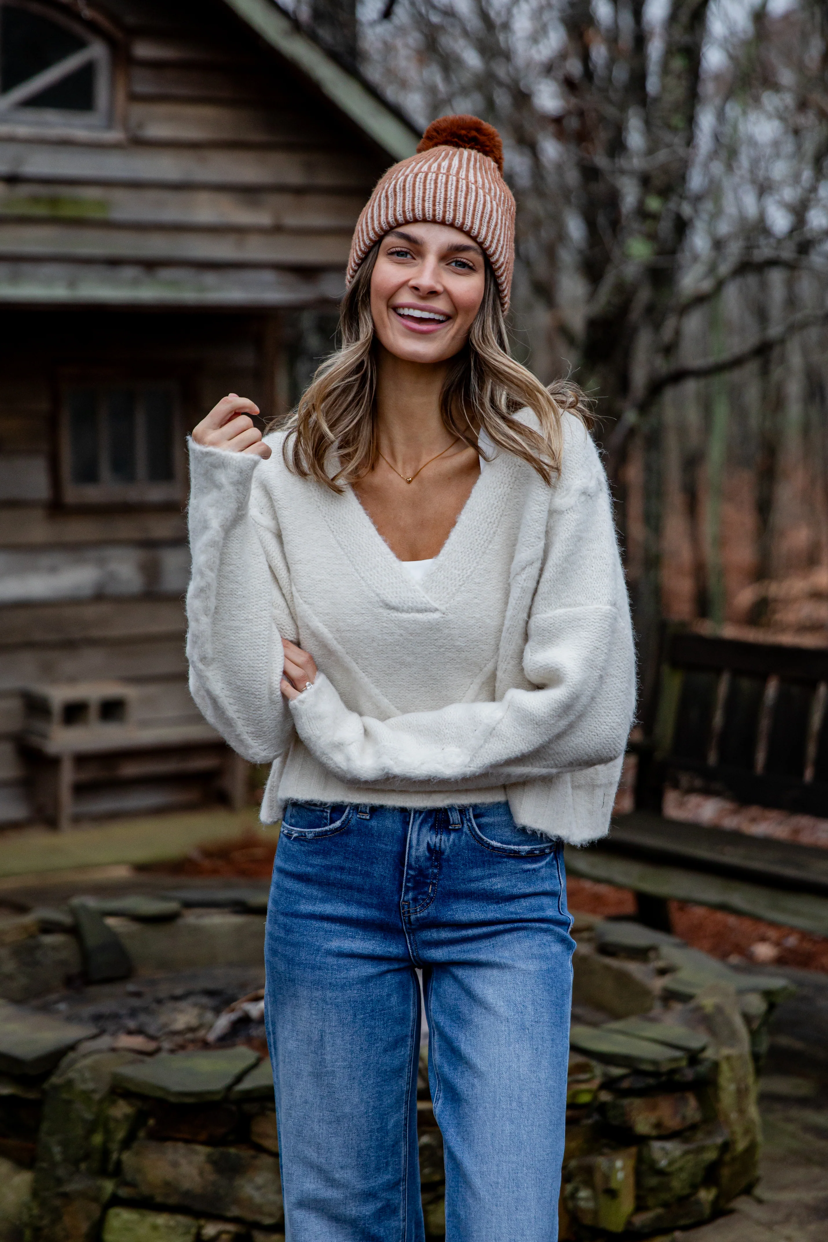 Quiet Frost Knit Sweater
