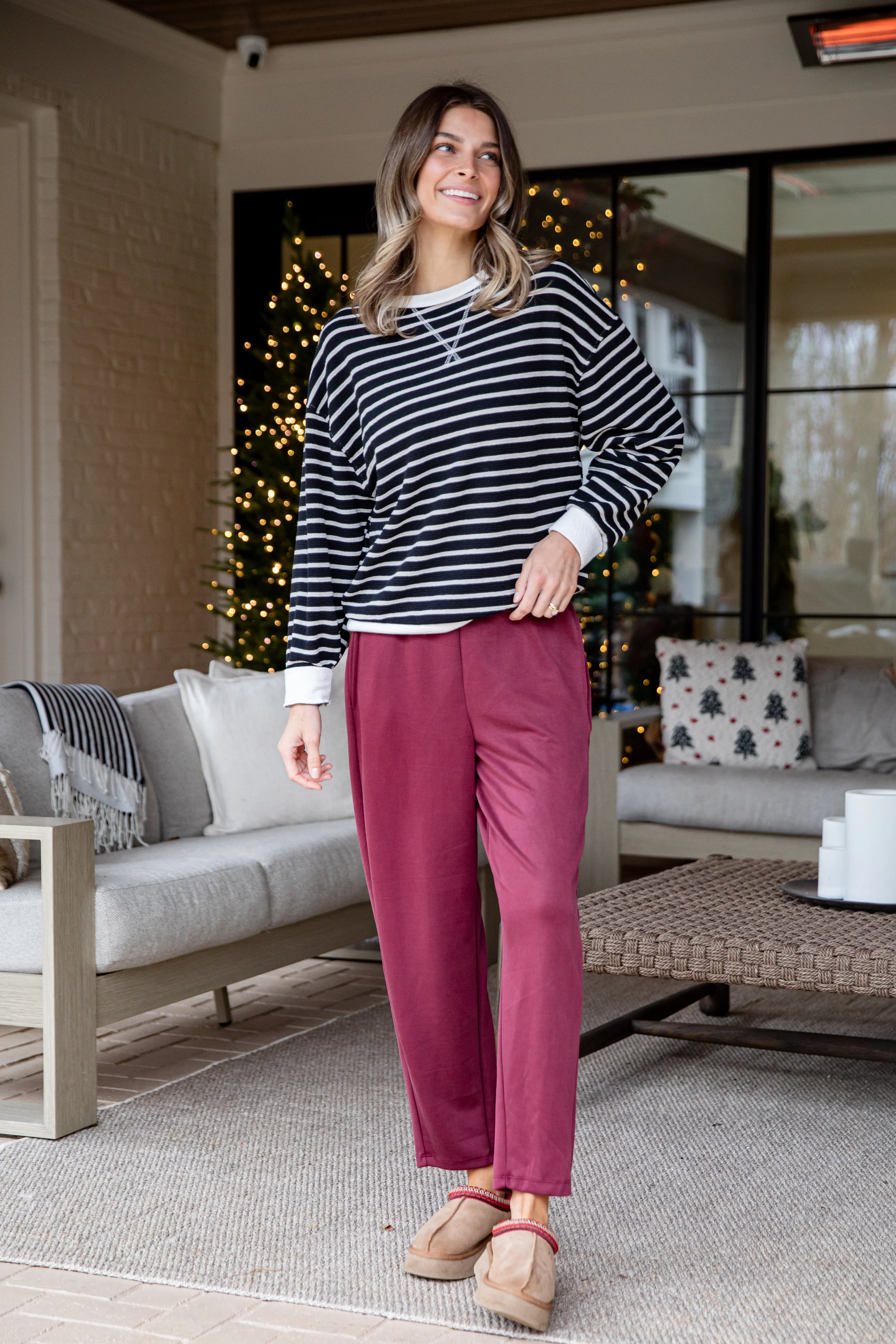 Hometown Stripes Cozy Top - DU Deal 5 Hometown Stripes Cozy Top - DU Deal