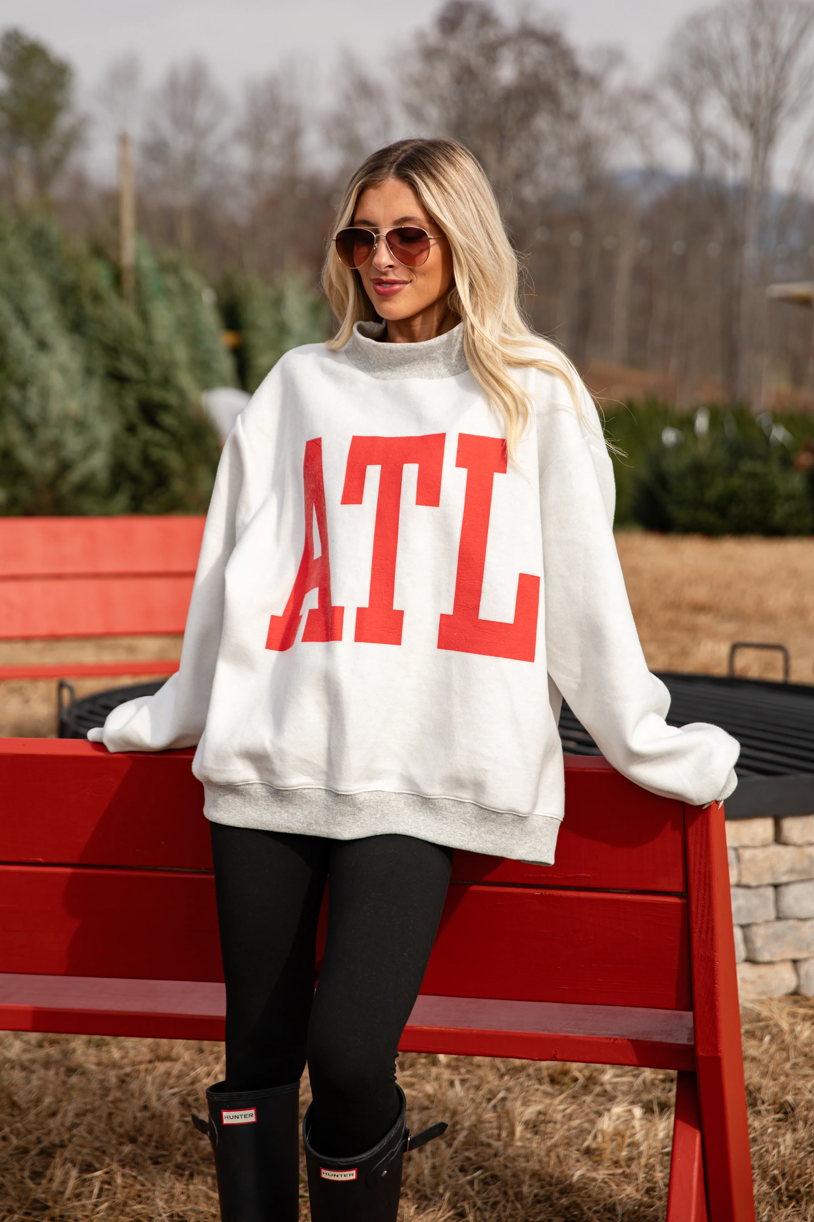 Atlanta Reversible Mockneck Sweatshirt
