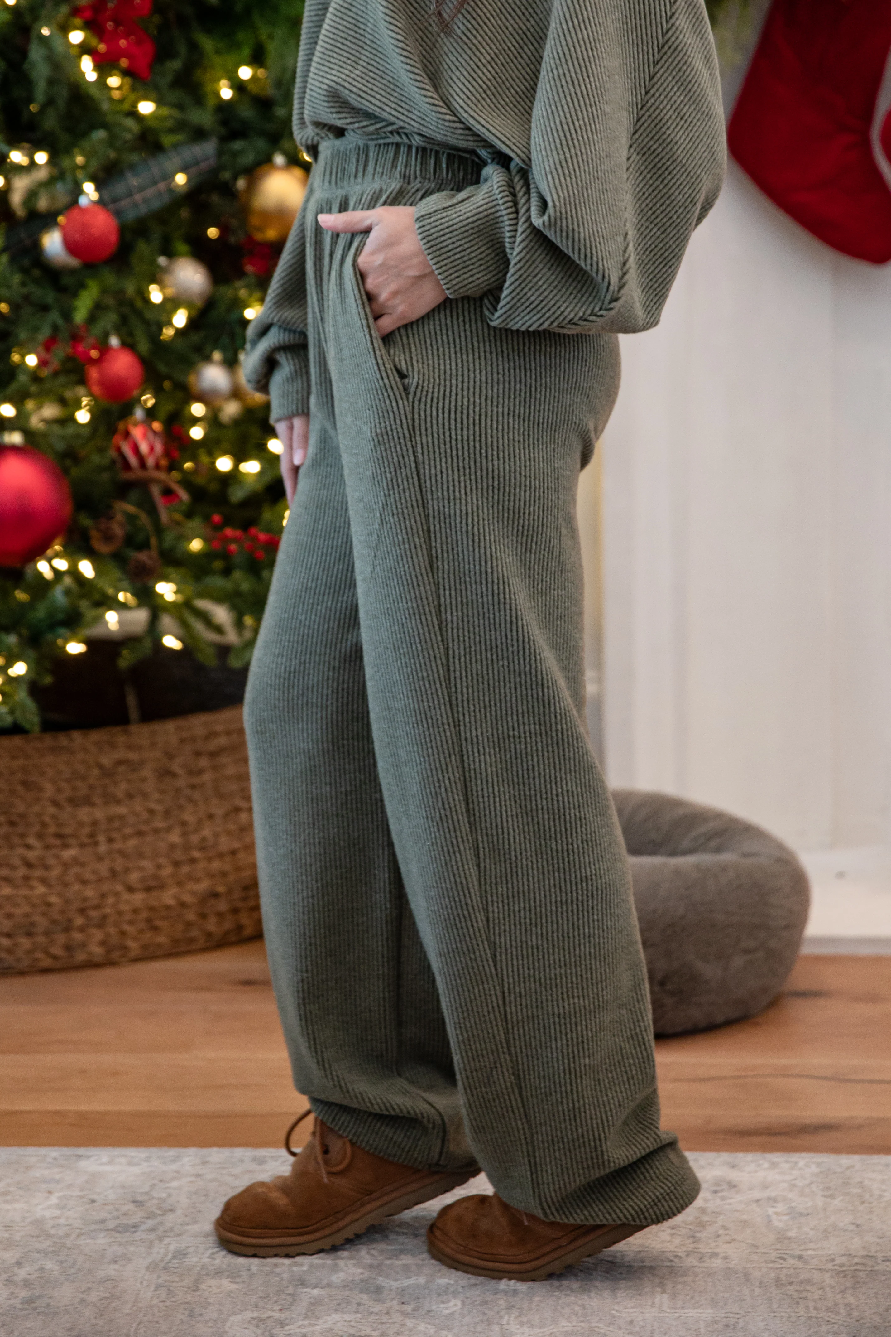 Alpine Comfort Soft Corded Knit Pants