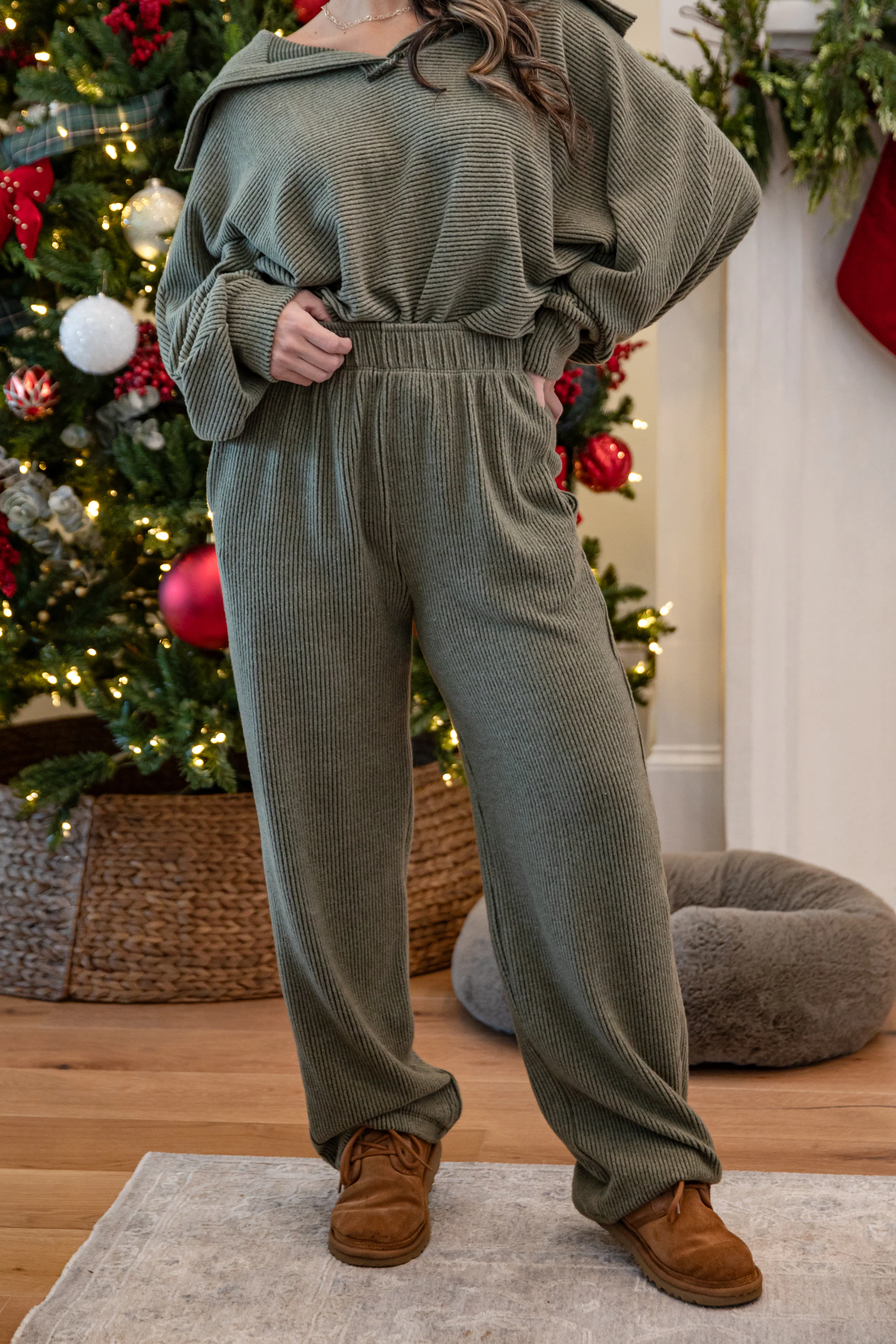 Alpine Comfort Soft Corded Knit Pants