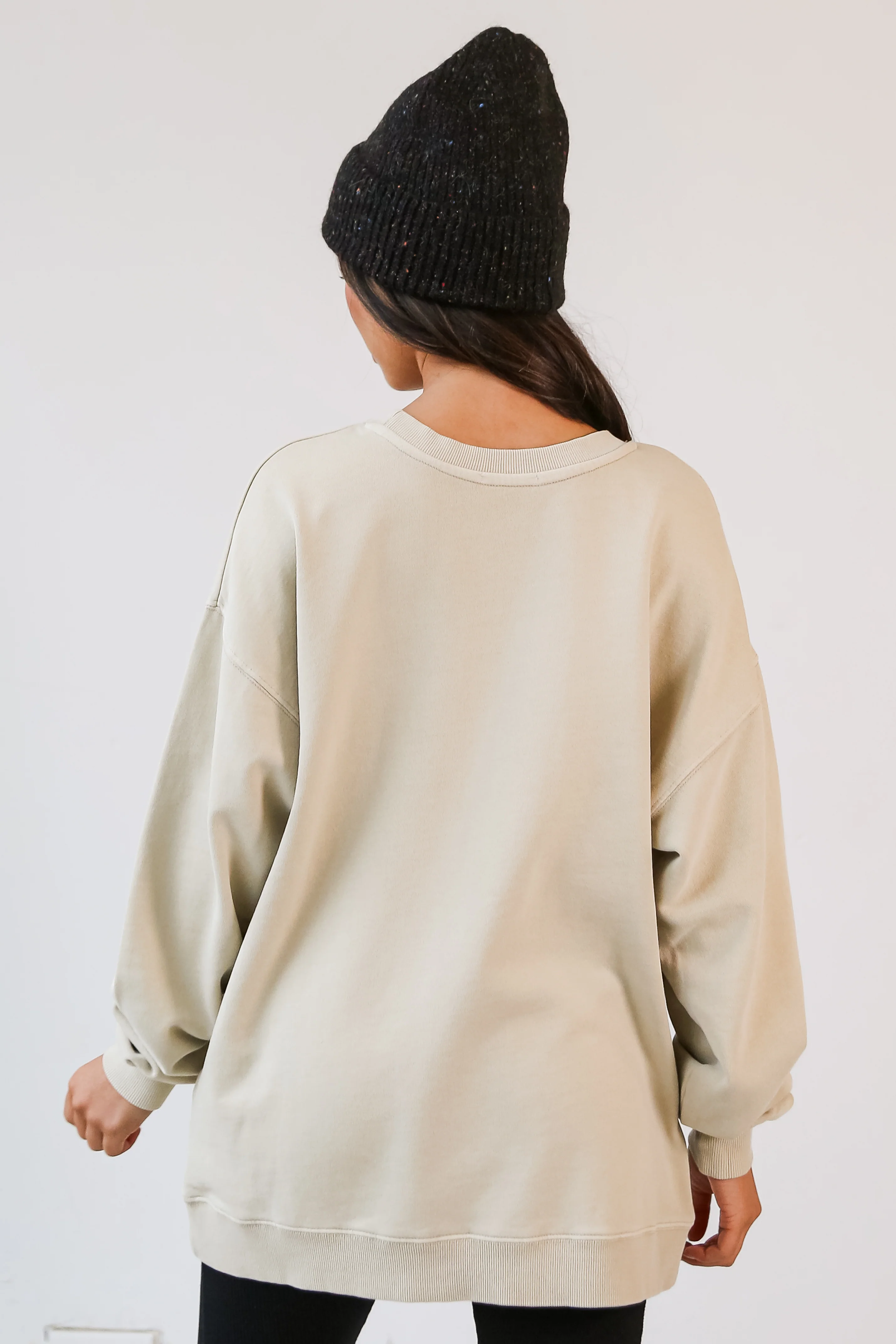 FINAL SALE - Taupe Wanderlust Sweatshirt