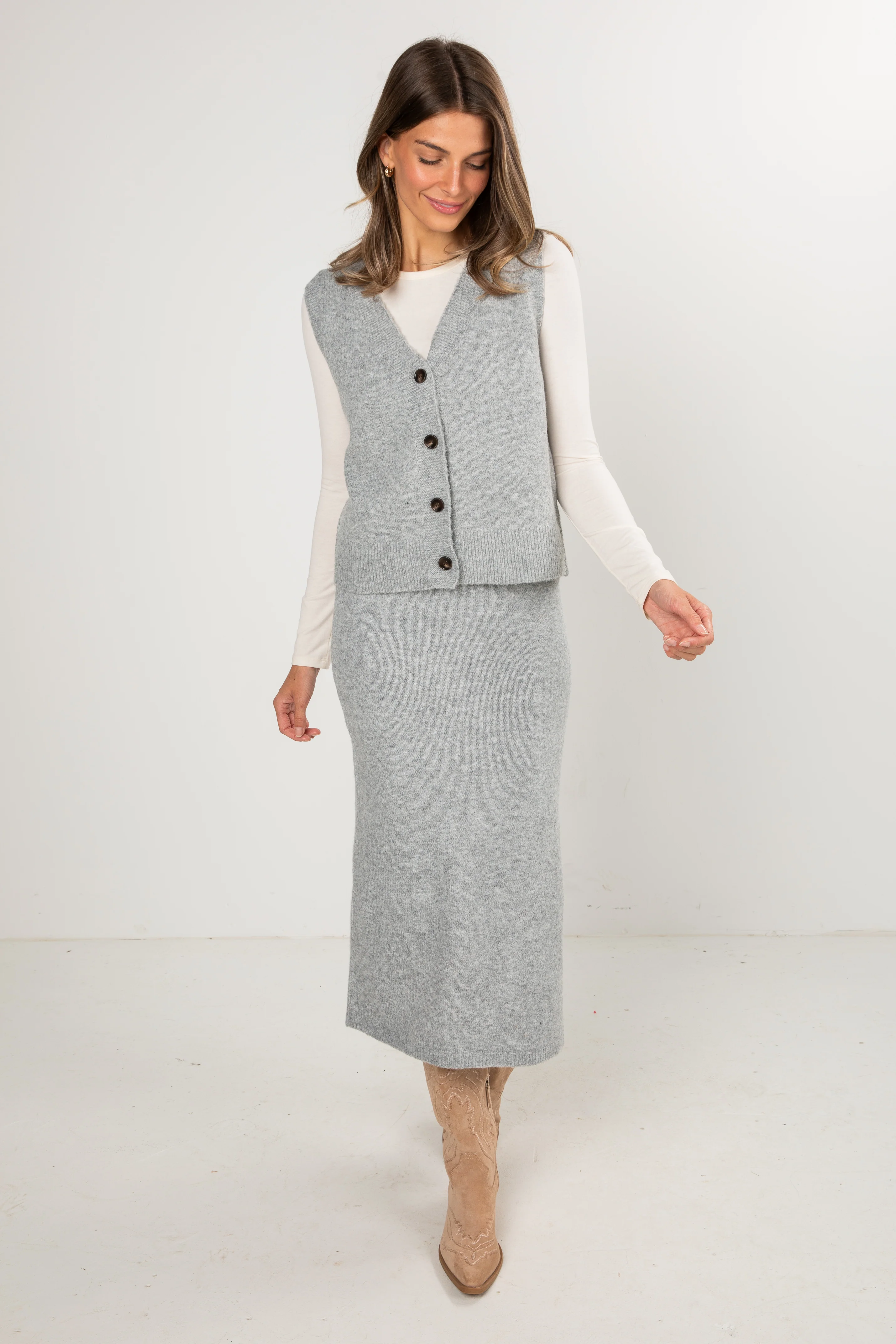 Aspen Knit Vest - DU Deal