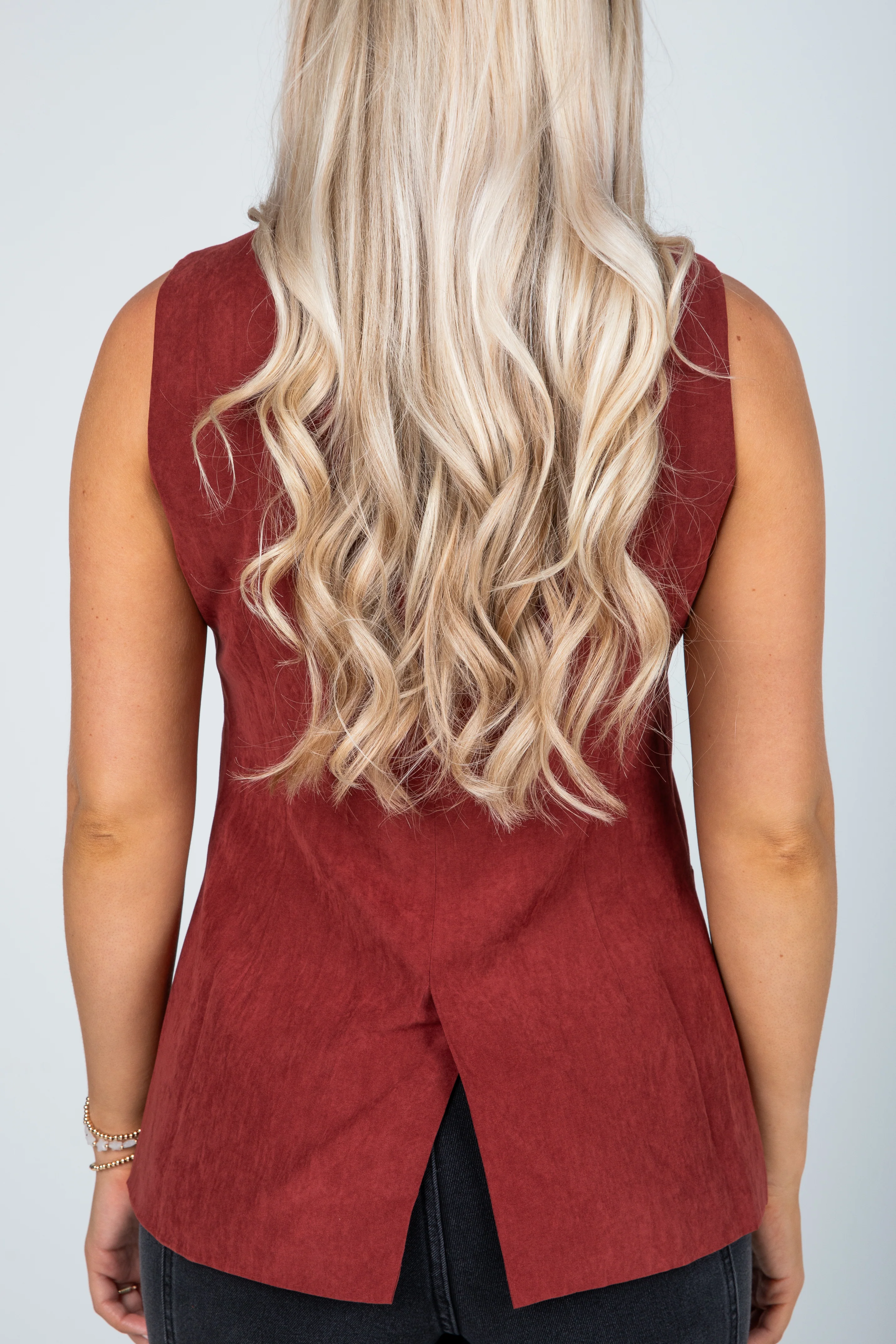 FINAL SALE - At This Time Rust Suede Vest 5 FINAL SALE - At This Time Rust Suede Vest