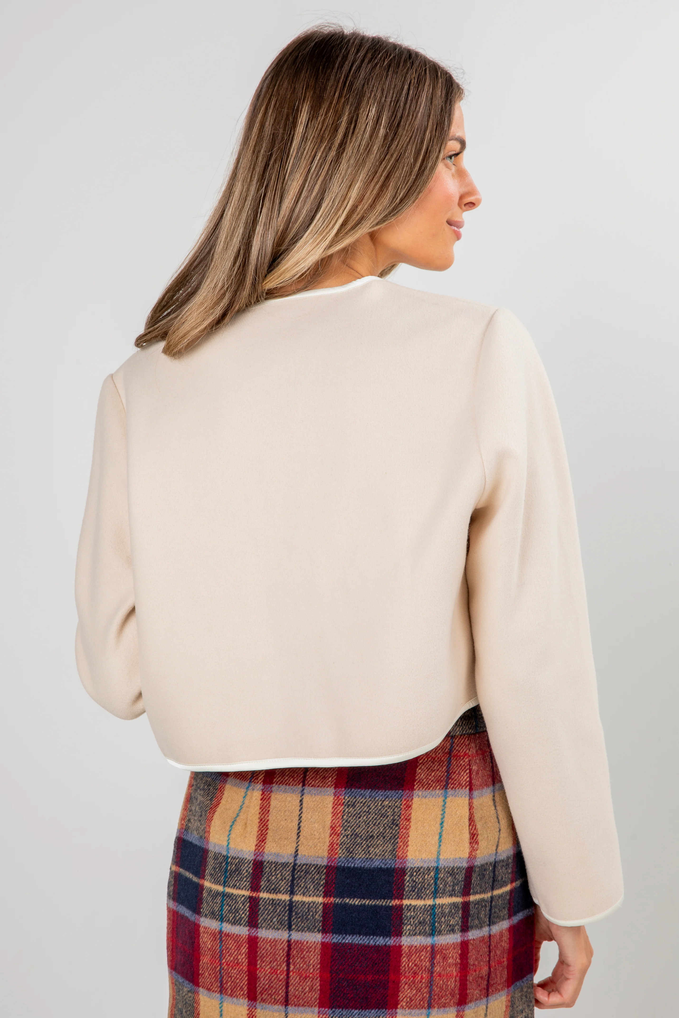 FINAL SALE - Beyond Classy Cream Tie Jacket 7 FINAL SALE - Beyond Classy Cream Tie Jacket